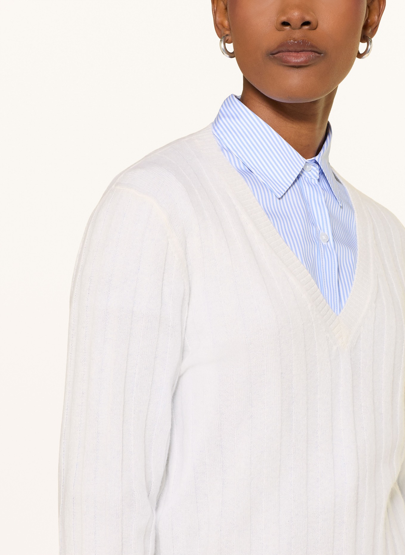 FTC CASHMERE Cashmere-Pullover: ECRU