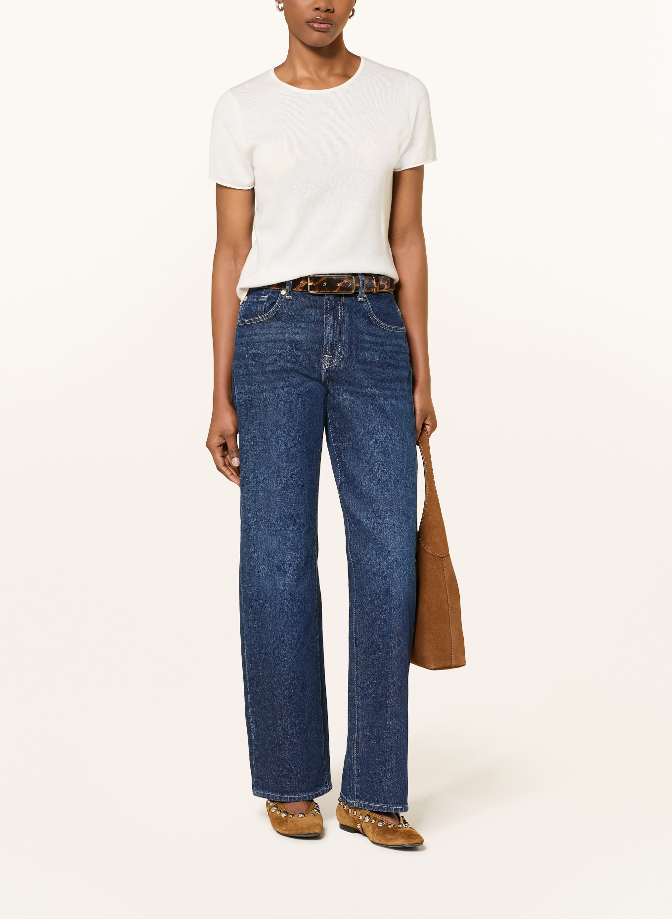 FTC CASHMERE koszulka z dzianiny: BIAŁY