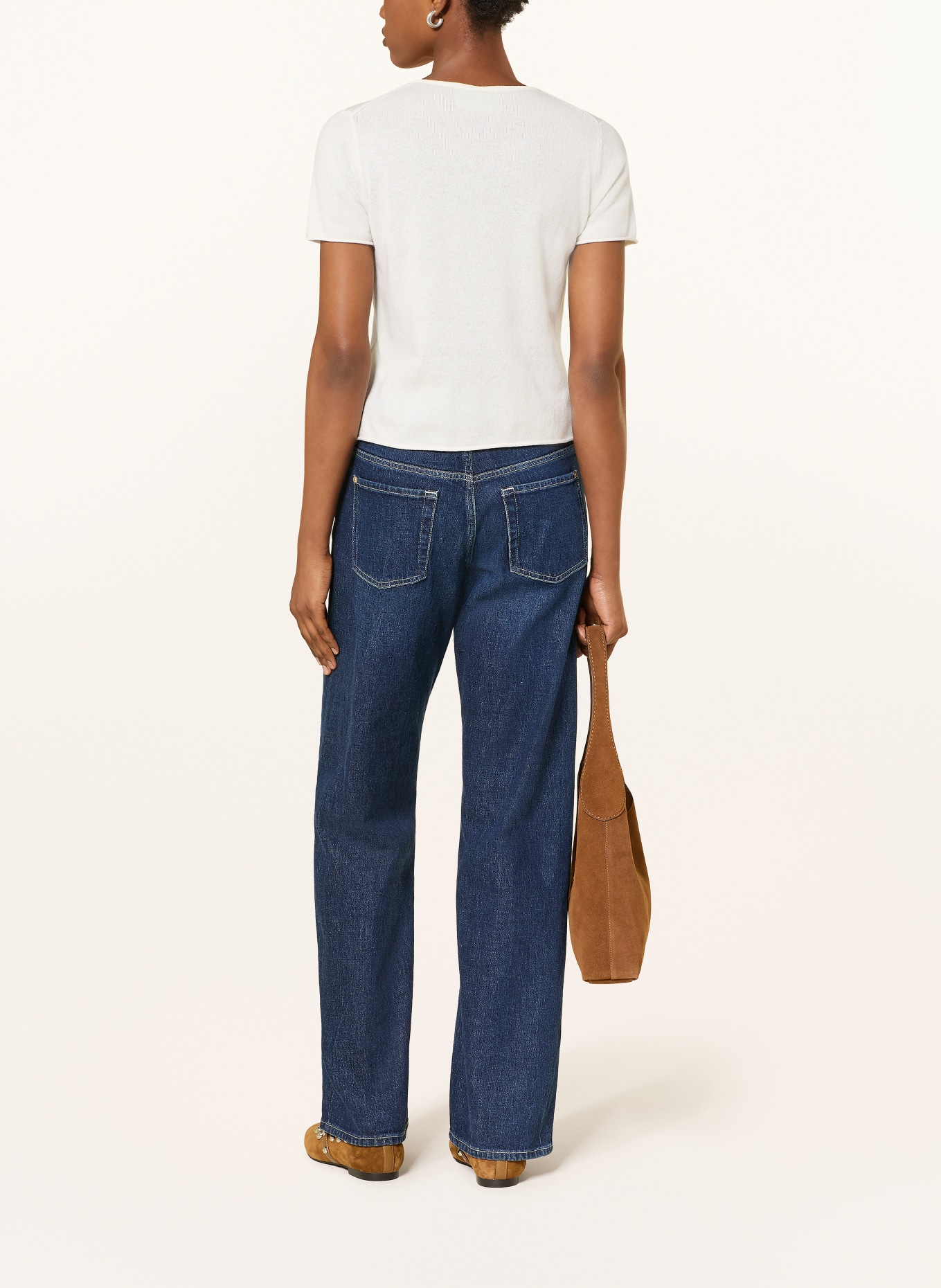 FTC CASHMERE koszulka z dzianiny: BIAŁY