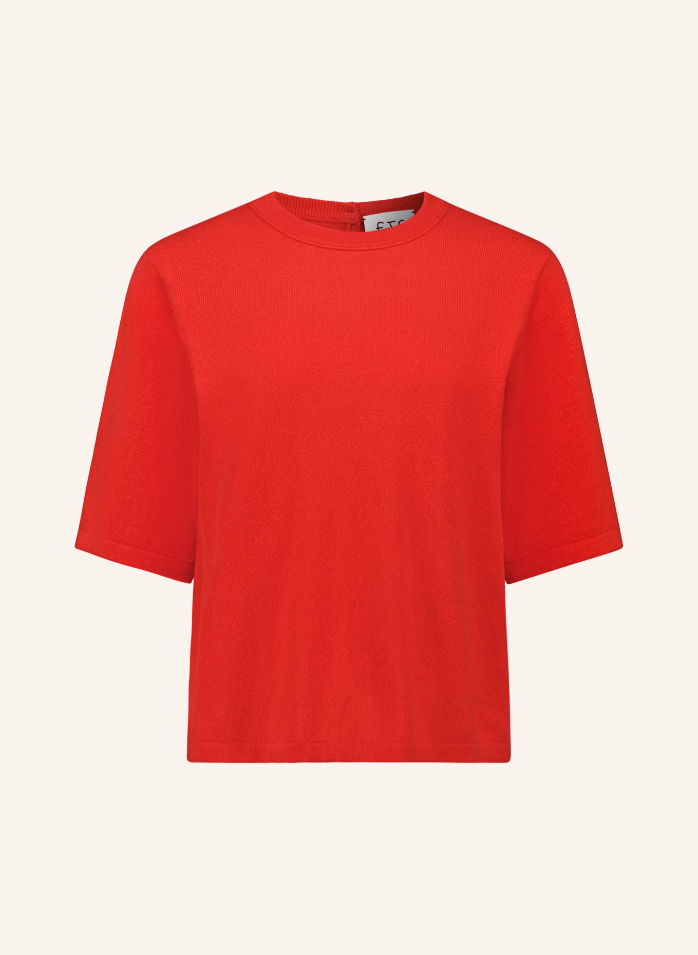 FTC CASHMERE Strickshirt aus Cashmere: ROT