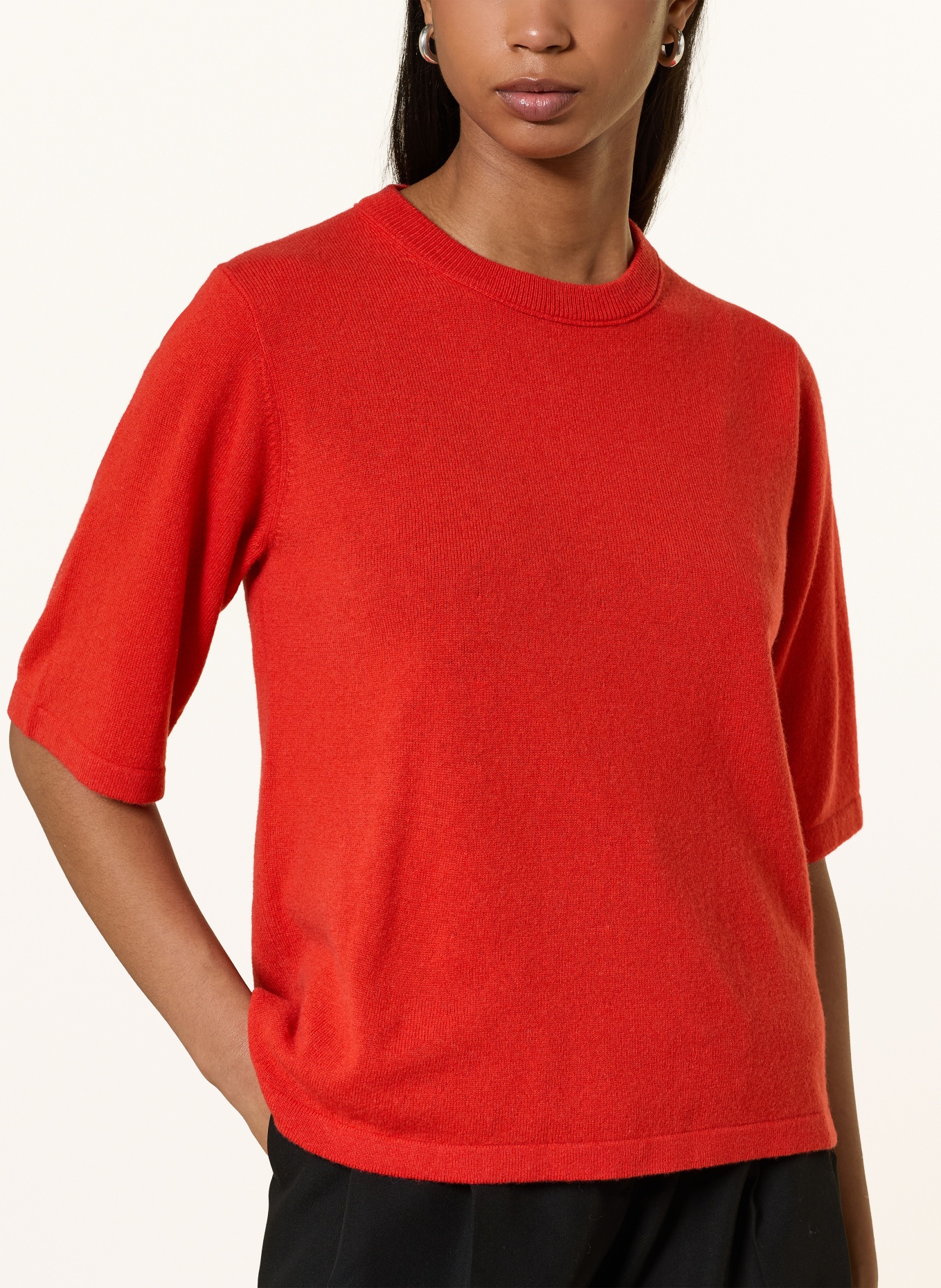 FTC CASHMERE Strickshirt aus Cashmere: ROT