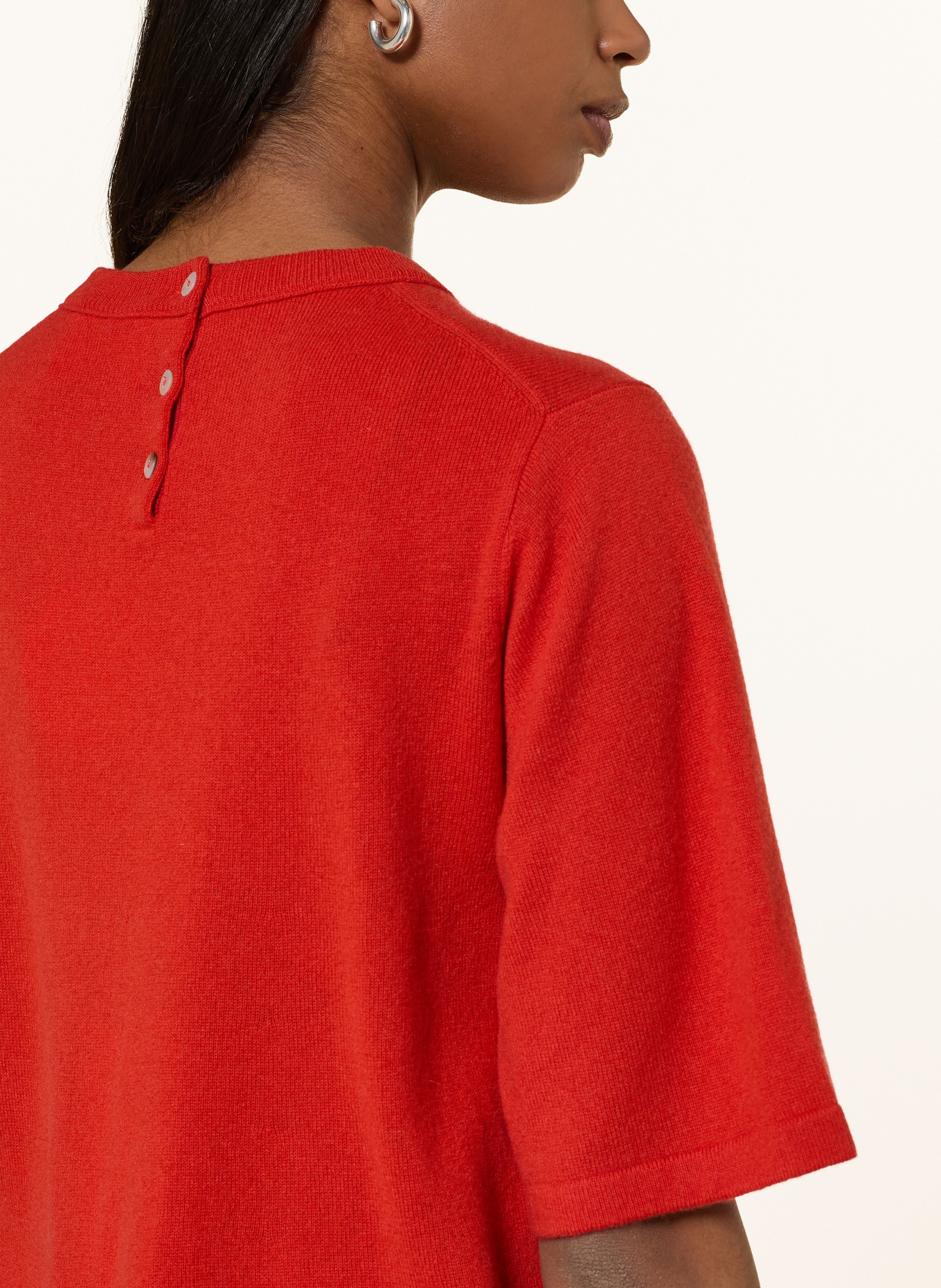 FTC CASHMERE Strickshirt aus Cashmere: ROT