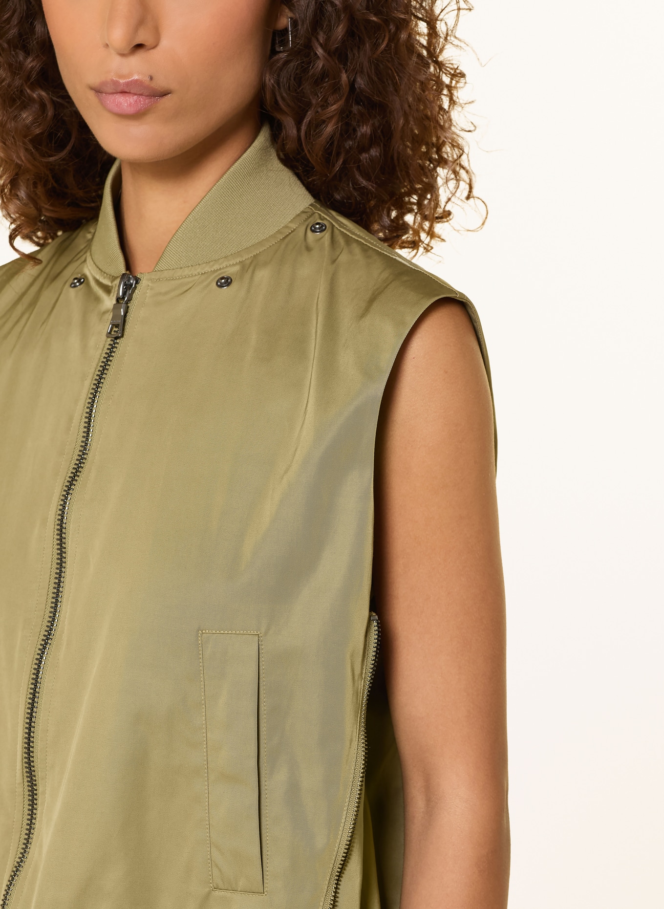 BLONDE No.8 Kurtka BRUNA z odpinanymi rękawami: KHAKI