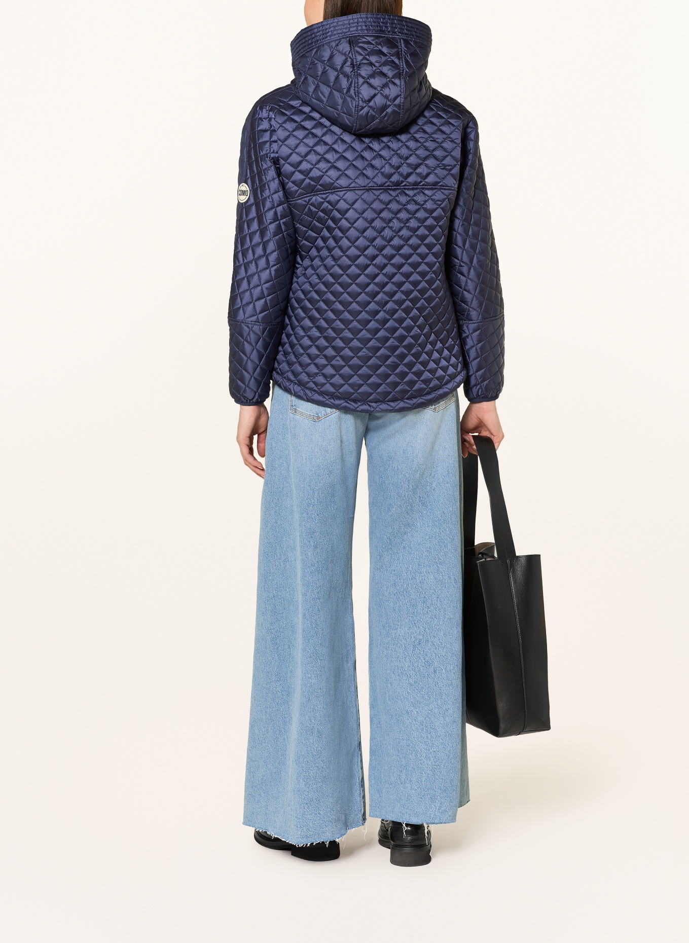 No.1 Como Prošívaná bunda FAITI: TMAVĚ MODRÁ