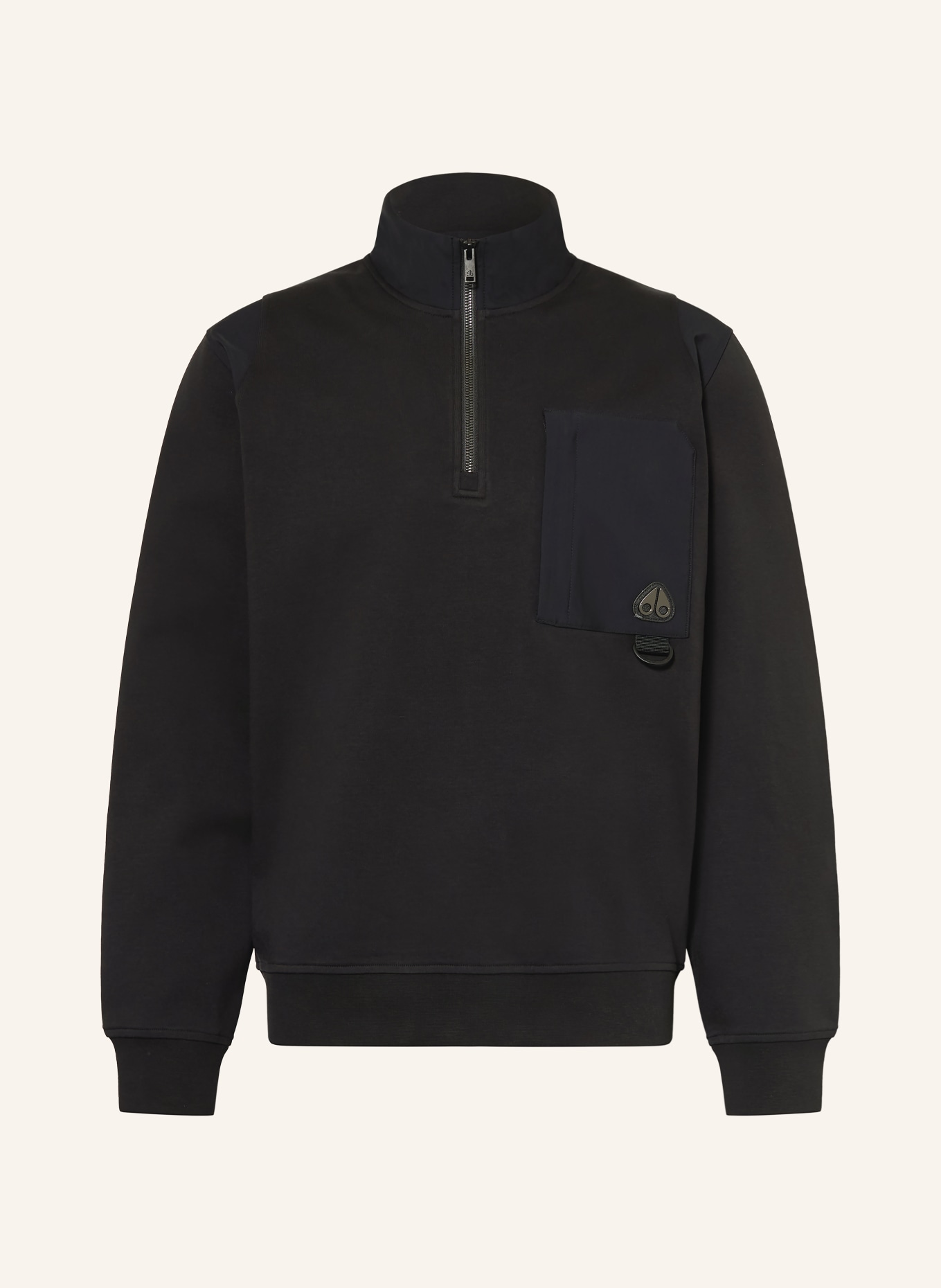 MOOSE KNUCKLES Sweat-Troyer DALON: SCHWARZ