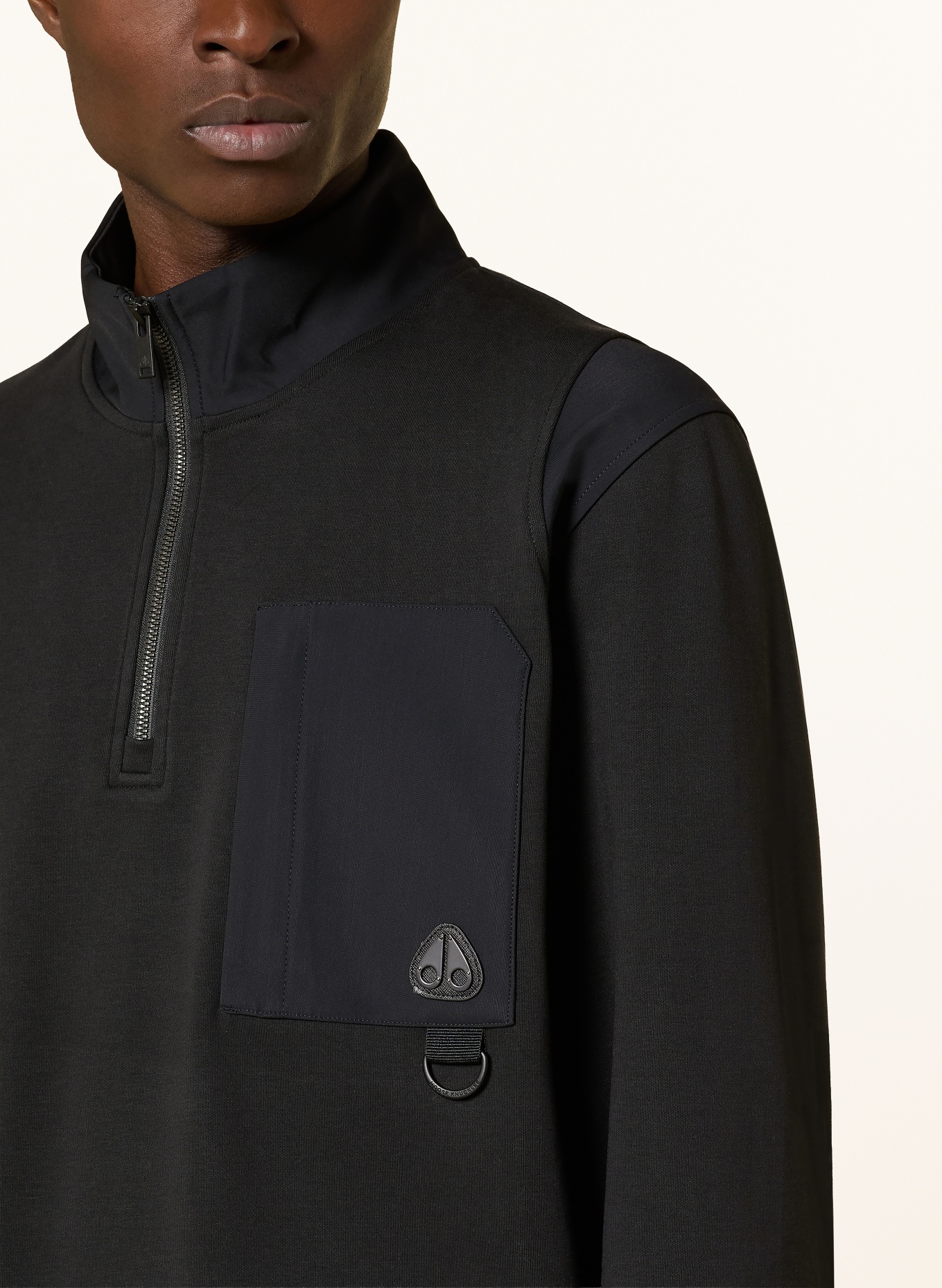 MOOSE KNUCKLES Sweat-Troyer DALON: SCHWARZ