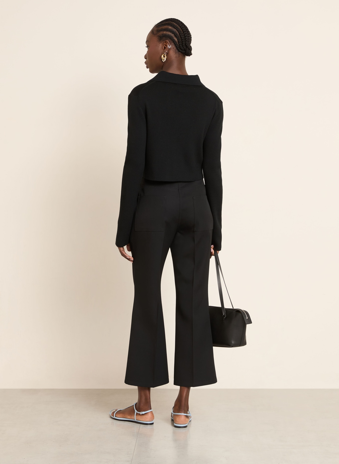 JIL SANDER Culotte: SCHWARZ