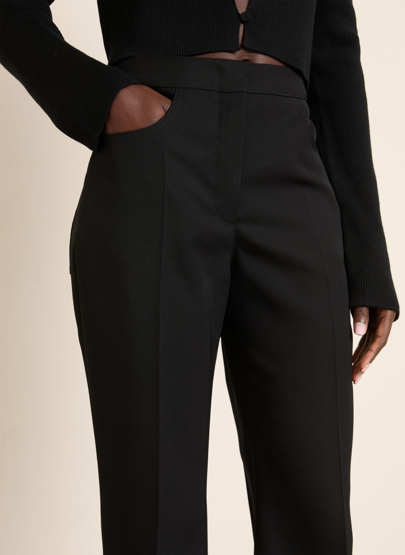 JIL SANDER Culotte: SCHWARZ