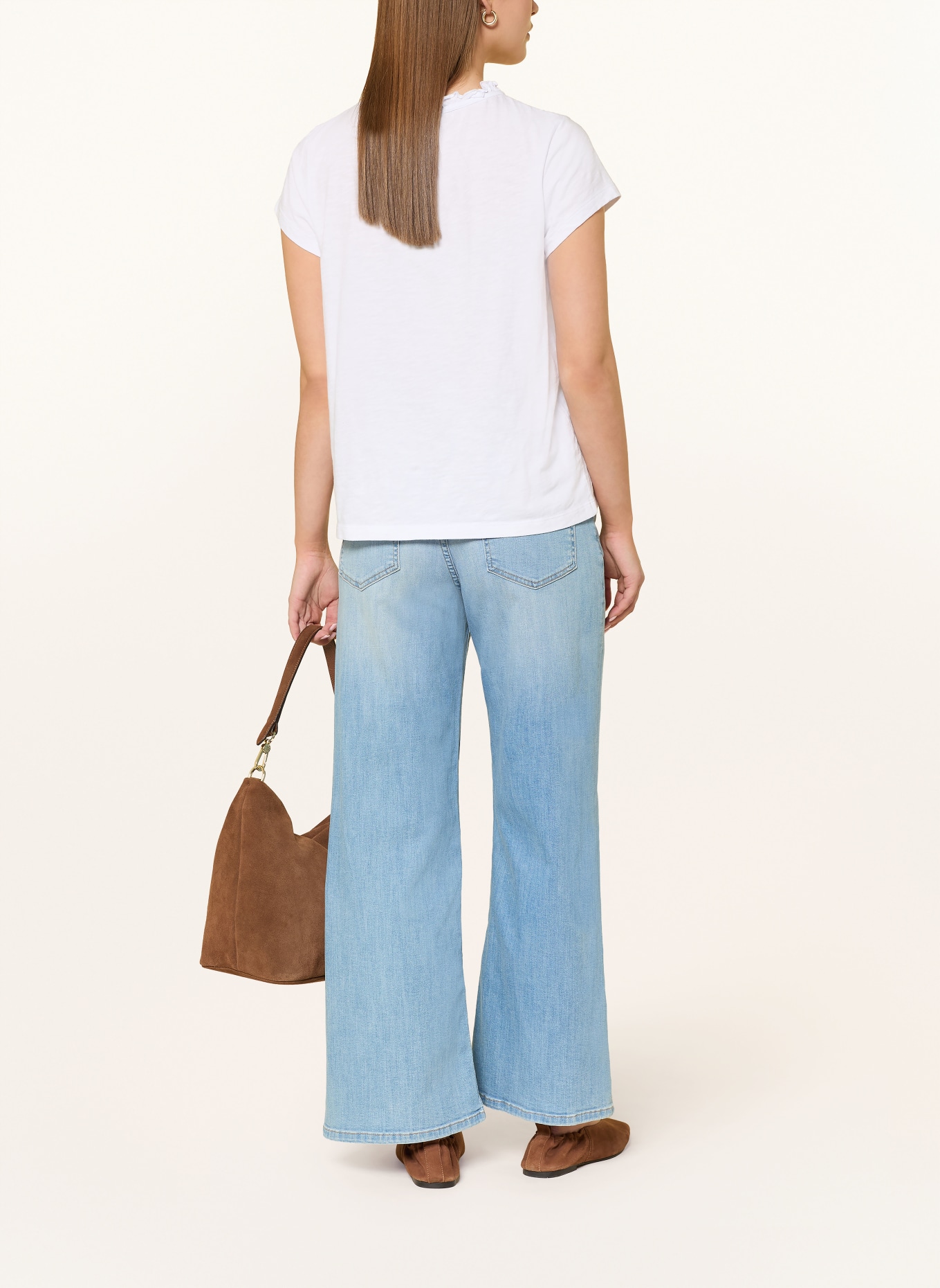 MOS MOSH Wide Leg Jeans MMDARA SALUTE: 401 BLUE