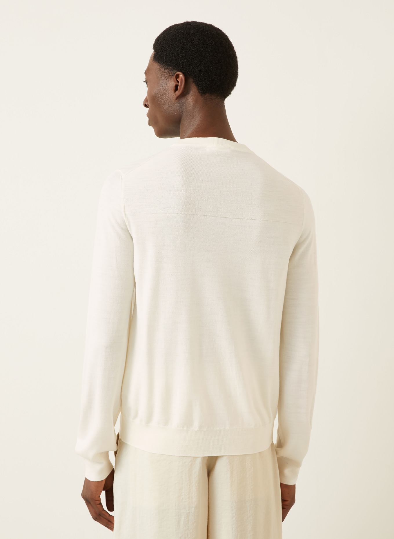 JIL SANDER Pullover aus Merinowolle: ECRU