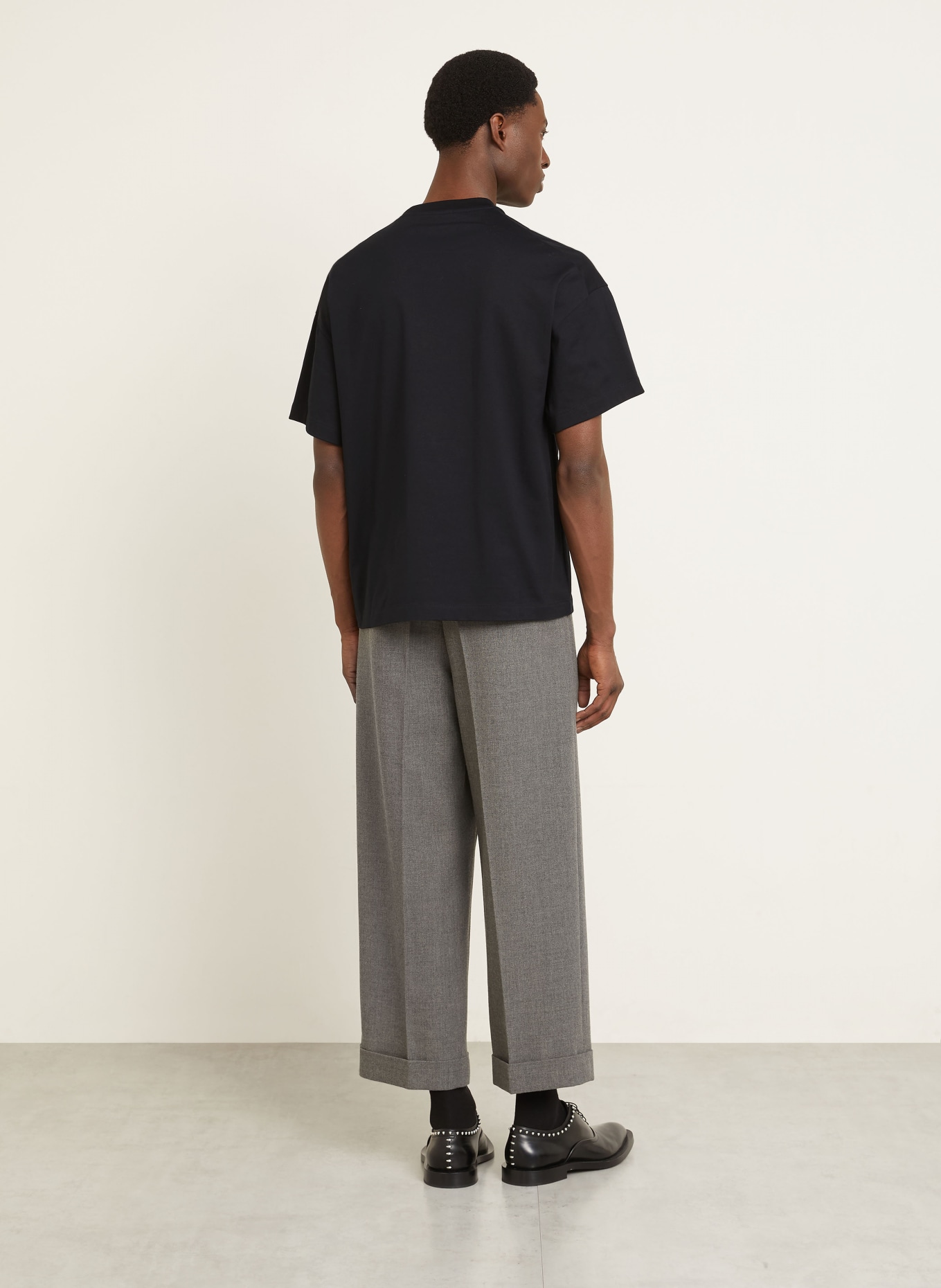 JIL SANDER T-Shirt: SCHWARZ / WEISS