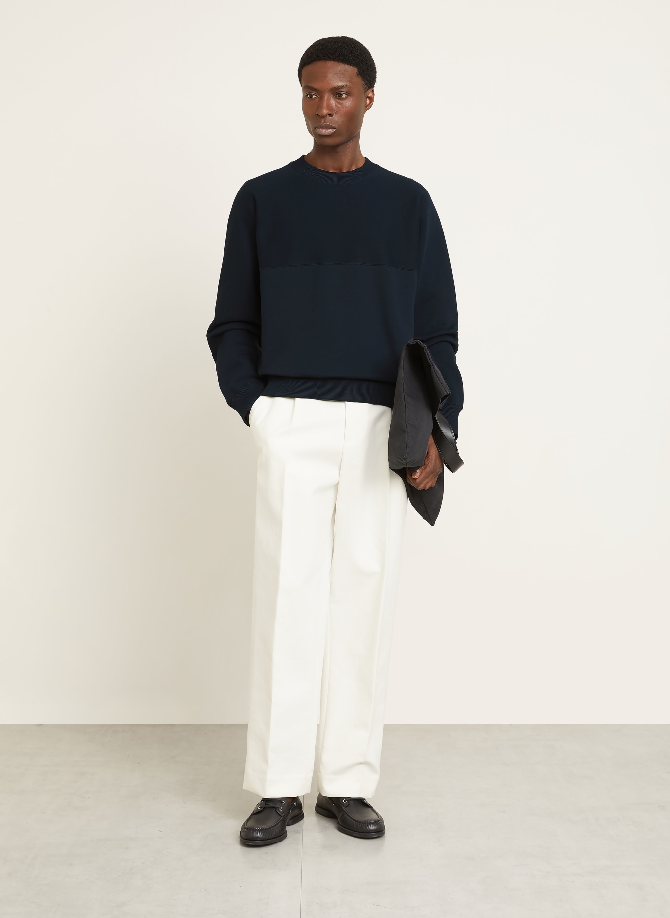 JIL SANDER Sweatshirt: DUNKELBLAU