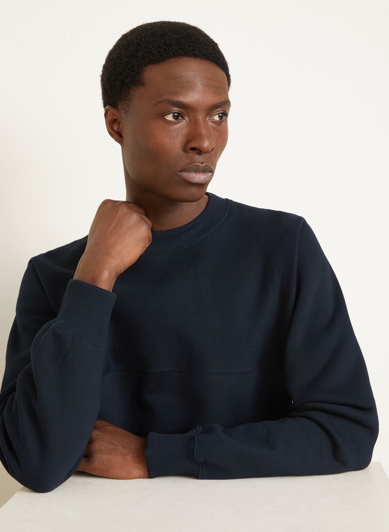 JIL SANDER Sweatshirt: DUNKELBLAU