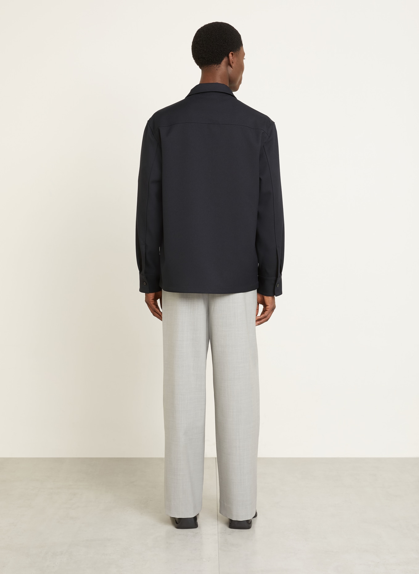 JIL SANDER Overjacket: DUNKELBLAU