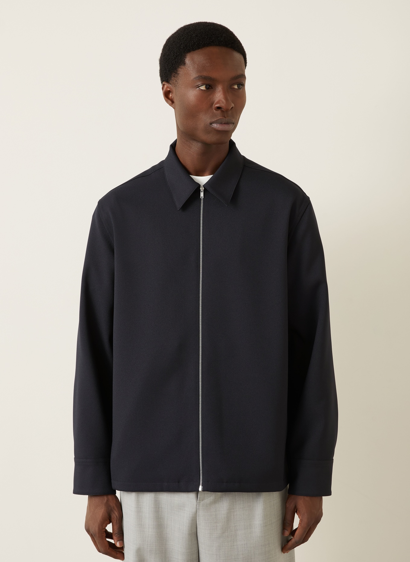 JIL SANDER Overjacket: DUNKELBLAU