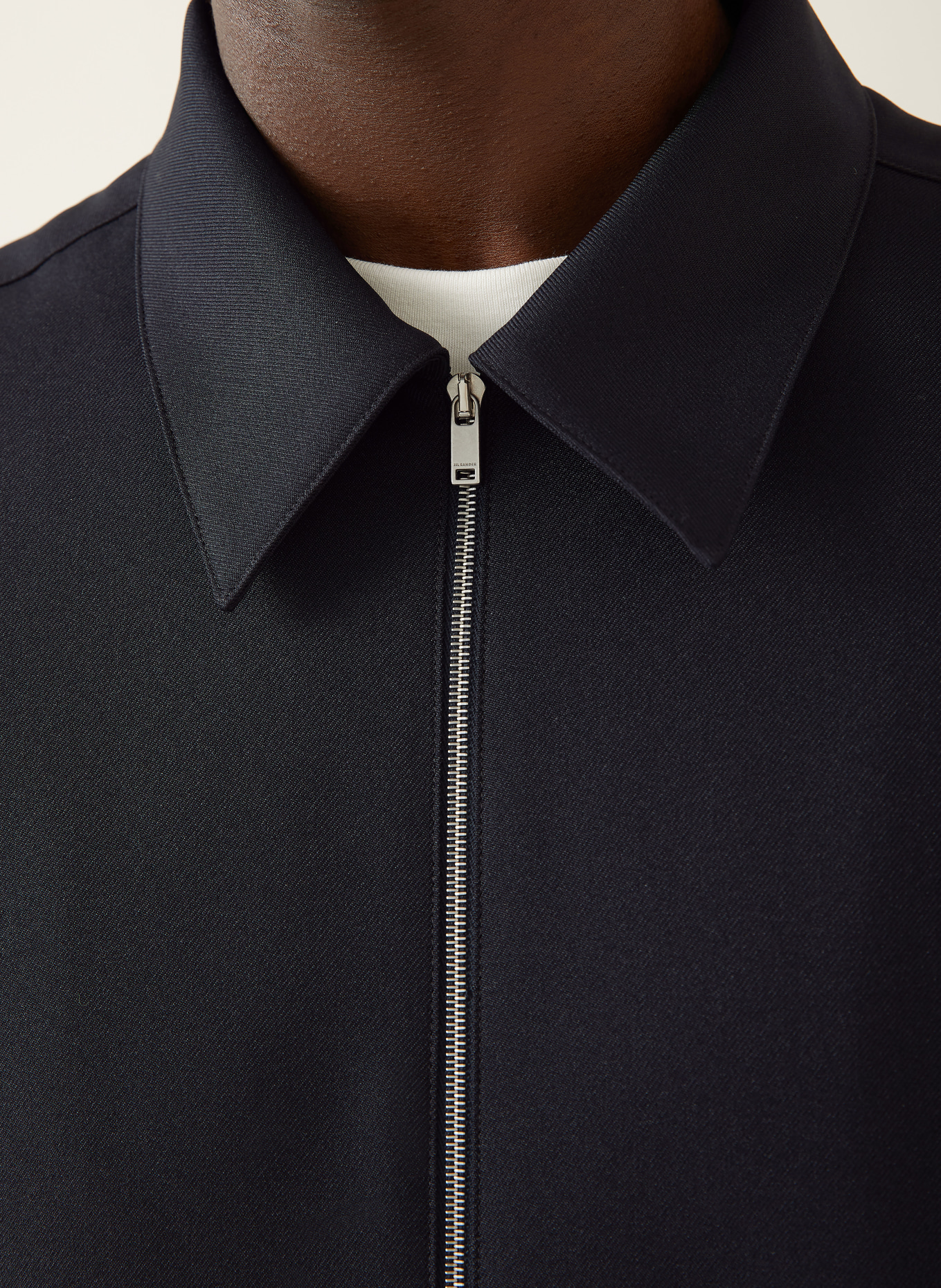 JIL SANDER Overjacket: DUNKELBLAU