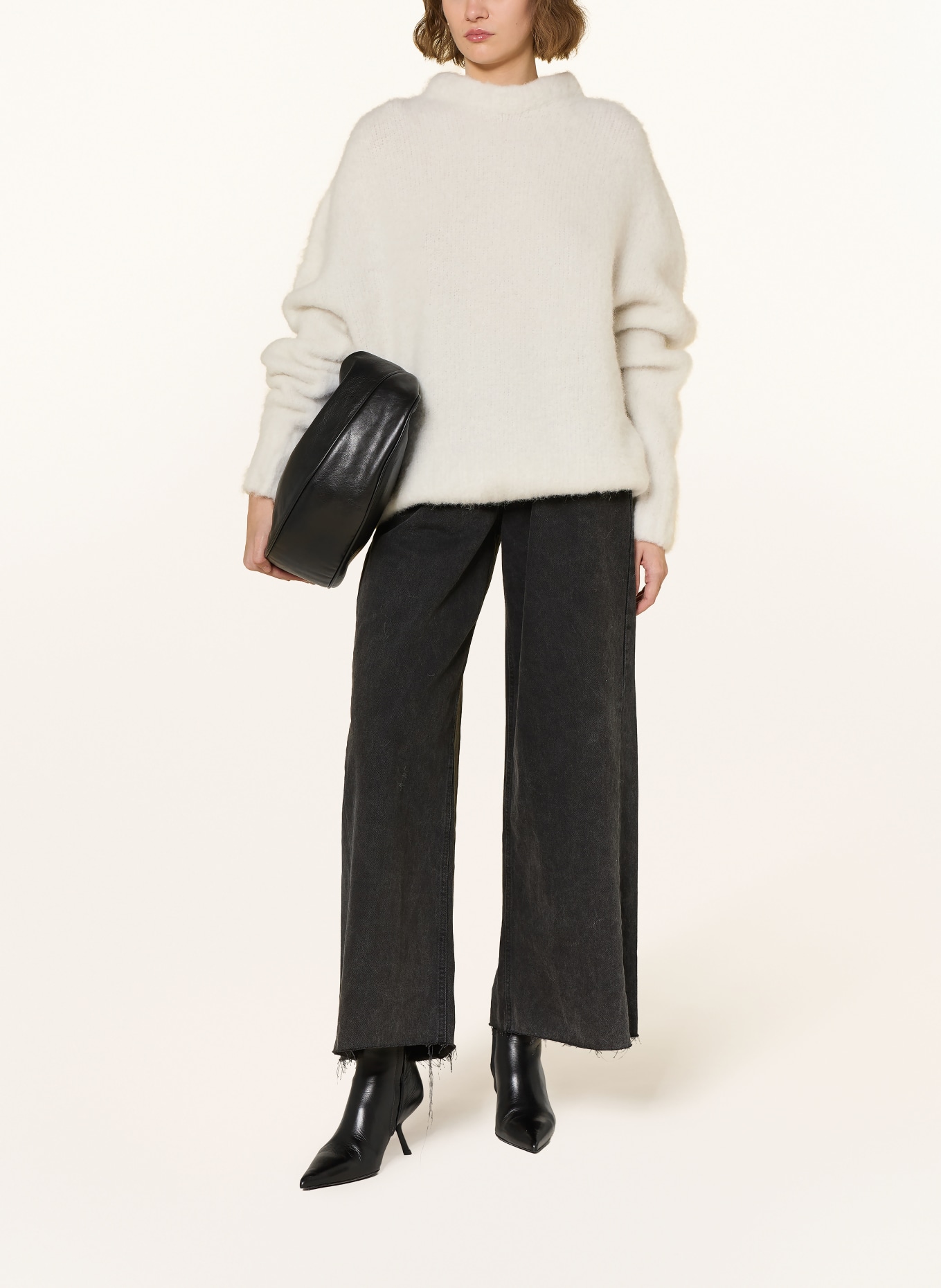 black palms Alpakový svetr MOMO: REŽNÁ