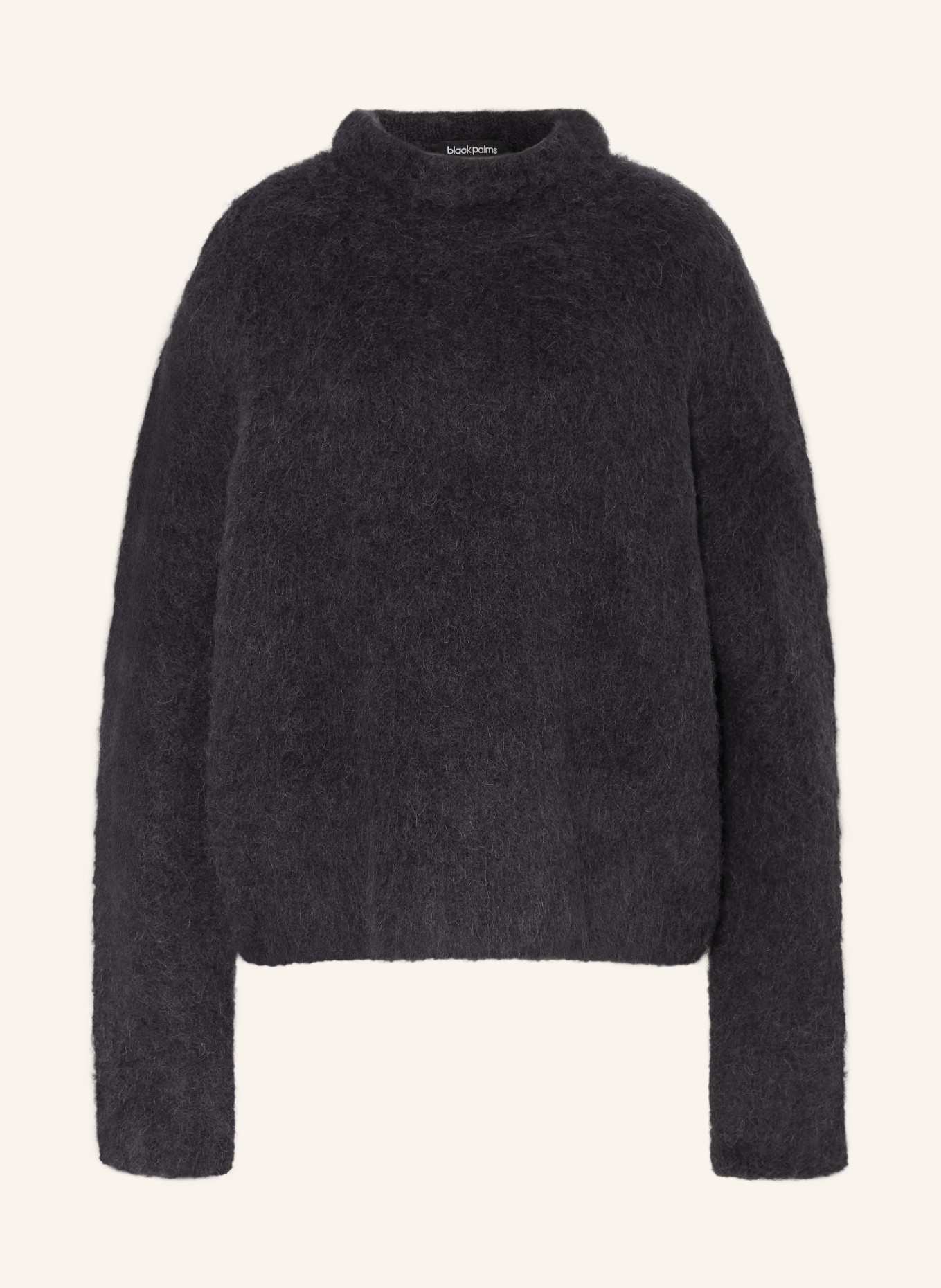 black palms Alpaka-Pullover MOMO: DUNKELBLAU