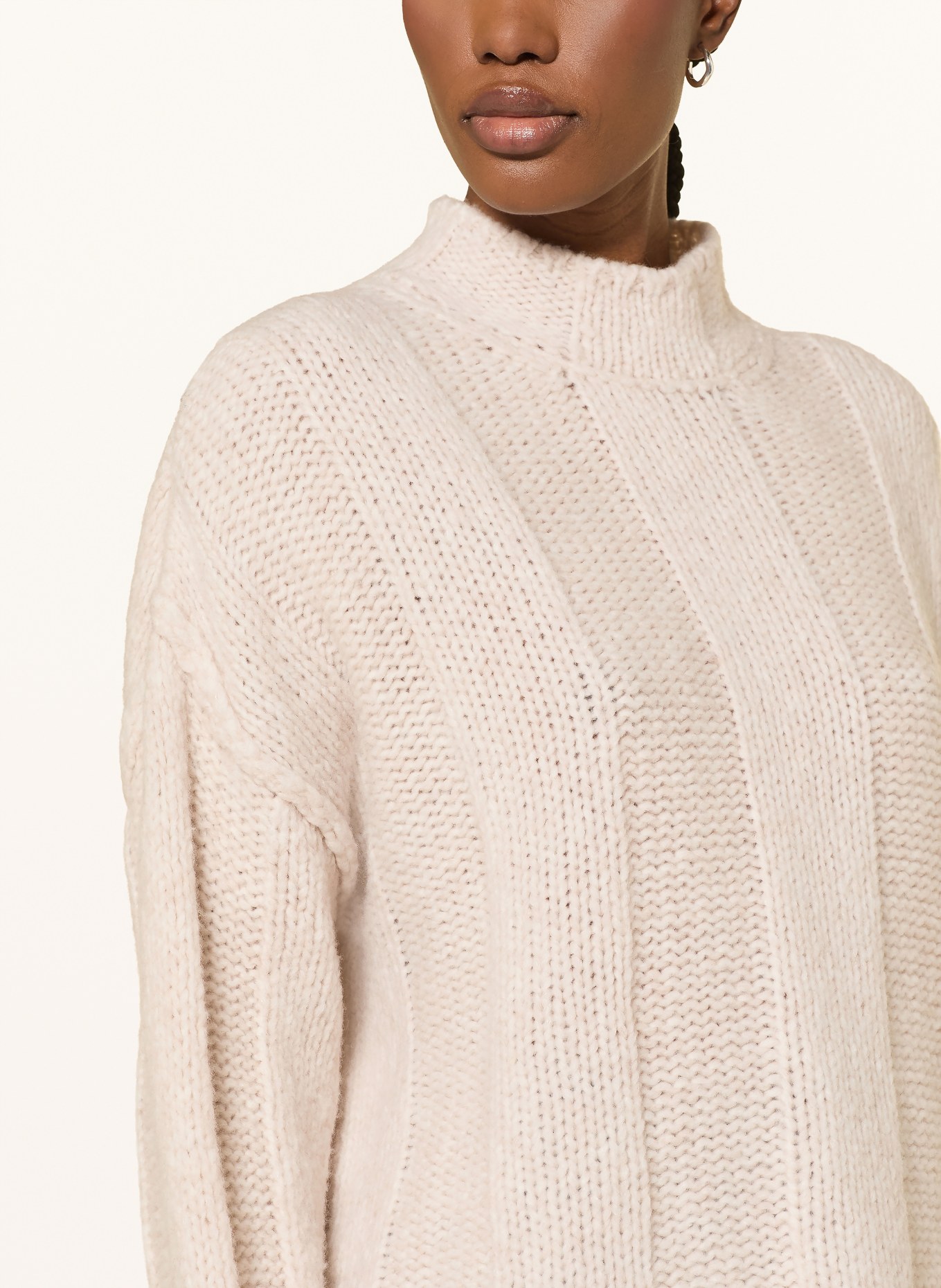 black palms STYNA sweater: CREAM