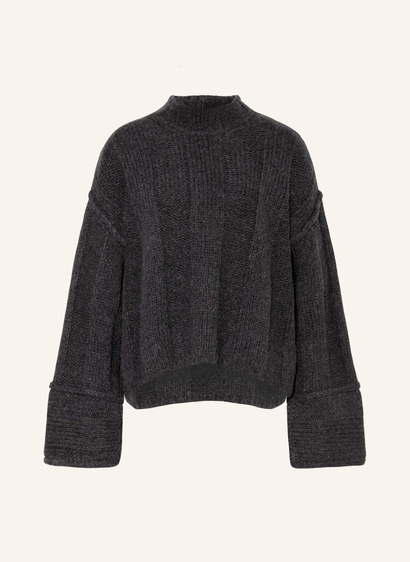 black palms STYNA sweater: DARK GRAY