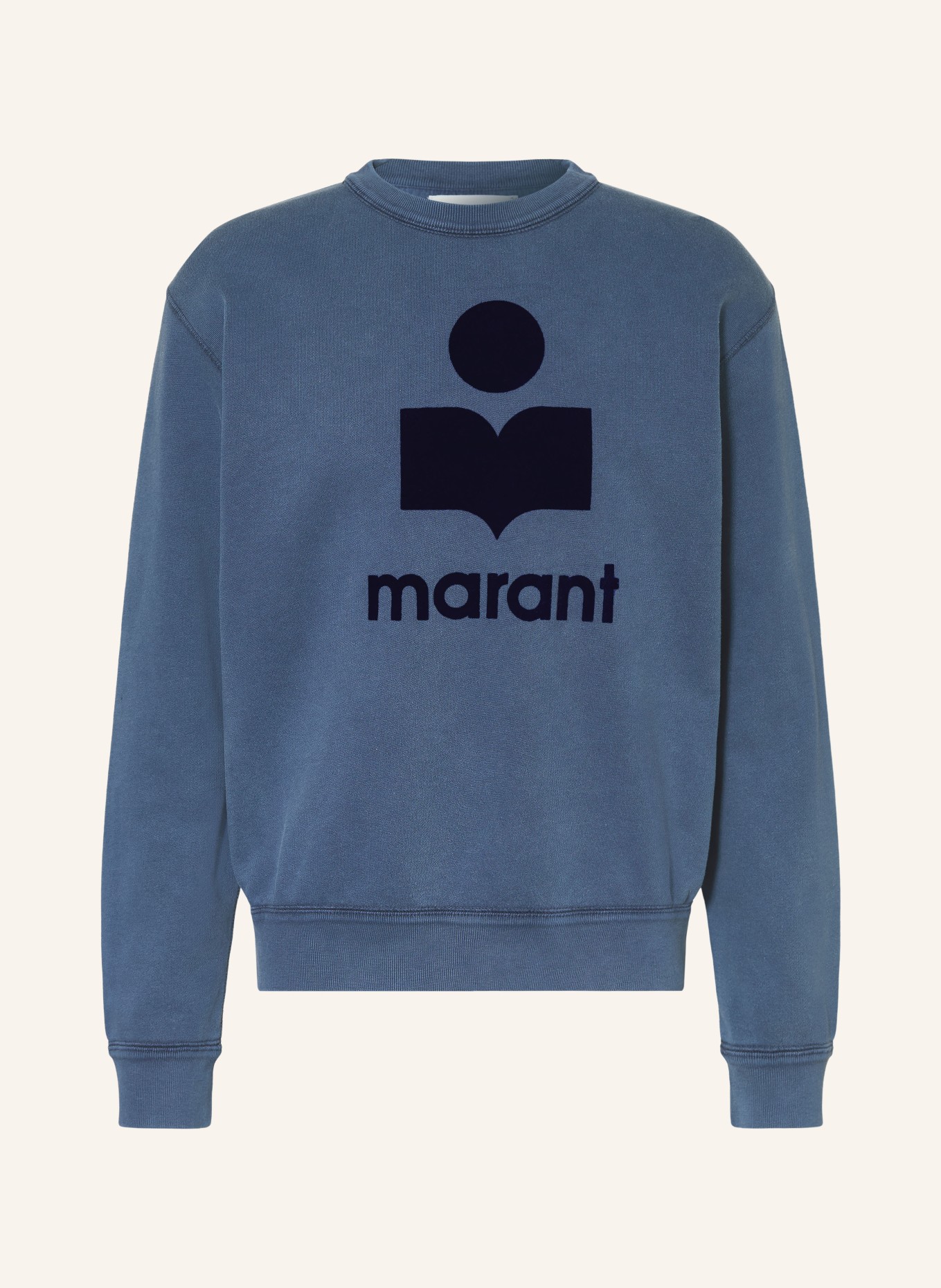 ISABEL MARANT Sweatshirt MIKOY: BLAU / DUNKELBLAU