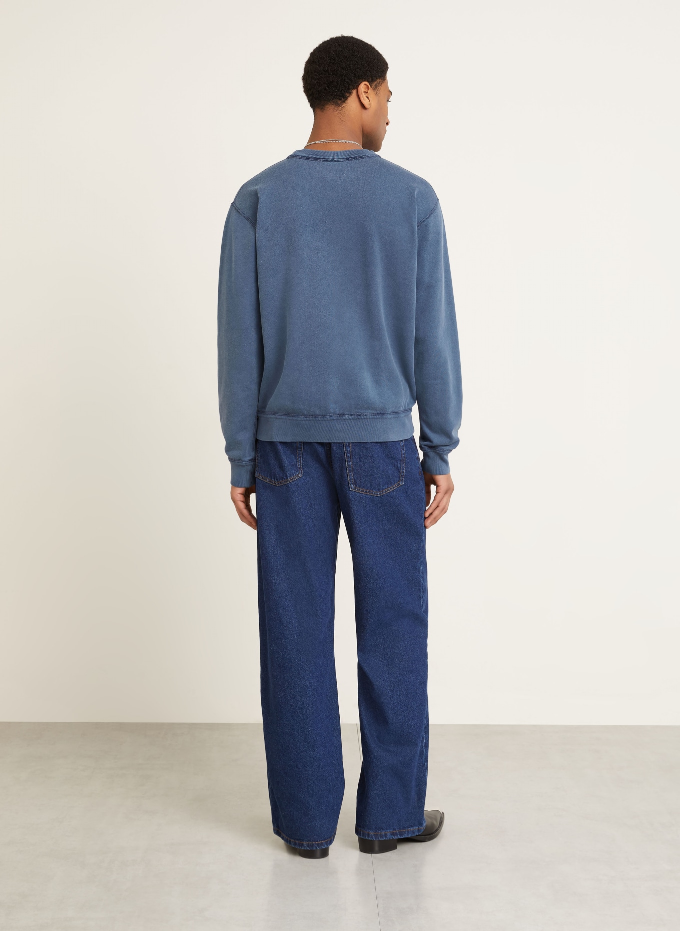 ISABEL MARANT Sweatshirt MIKOY: BLAU / DUNKELBLAU