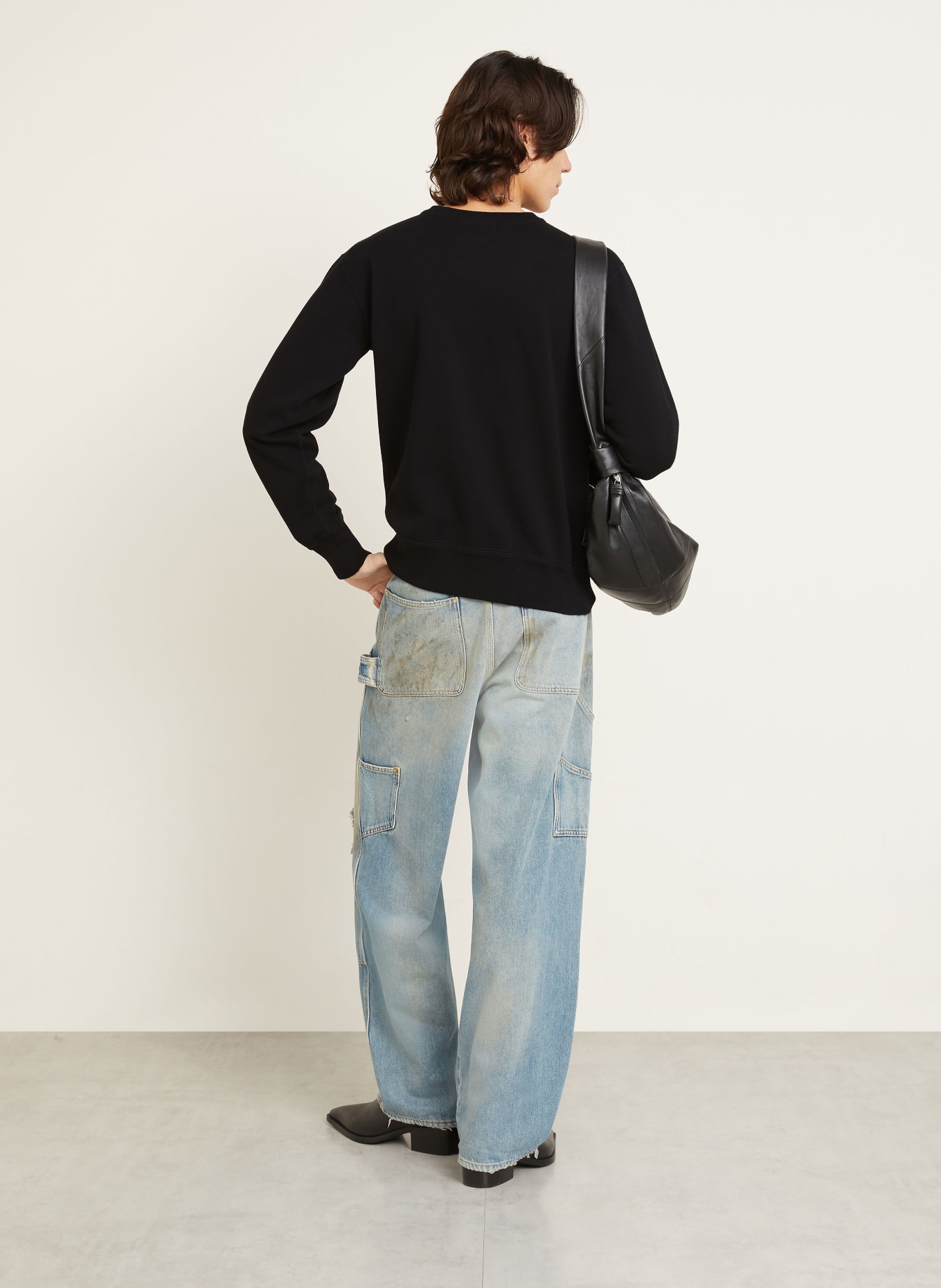 ISABEL MARANT MIKE sweatshirt: BLACK