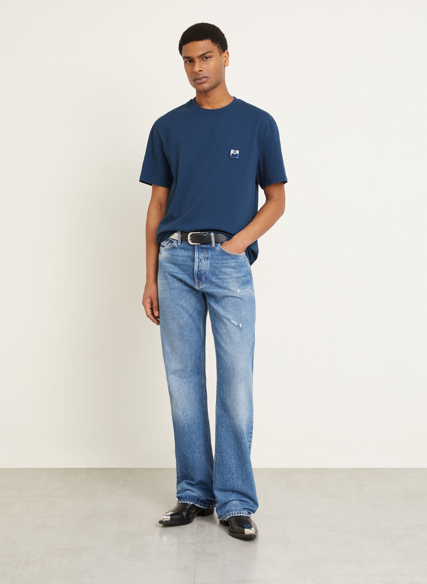 ISABEL MARANT T-Shirt HUGO: DUNKELBLAU