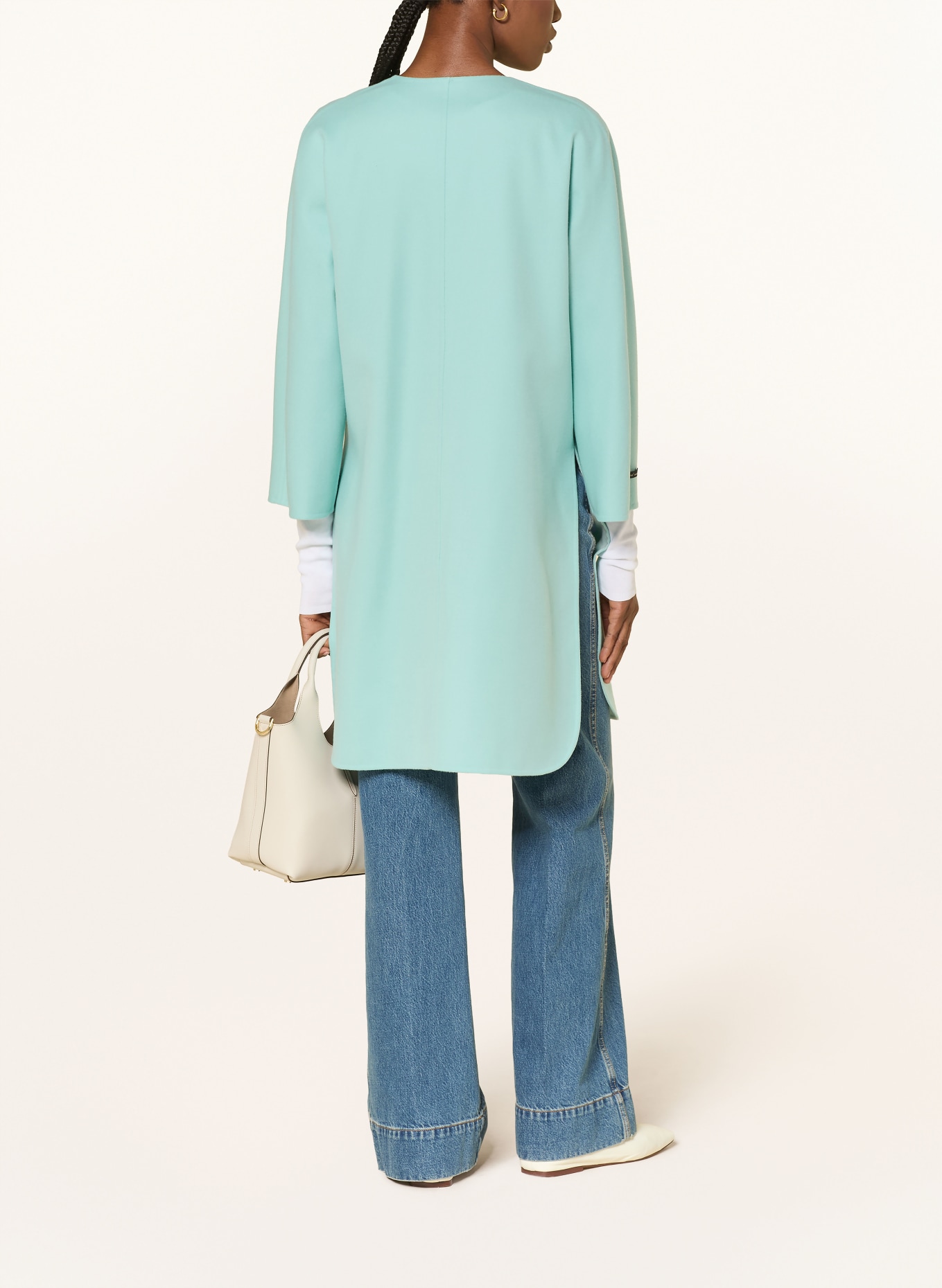 manzoni 24 Wollmantel: TÜRKIS