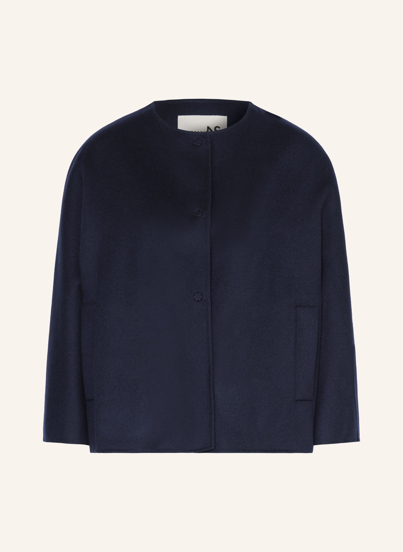 manzoni 24 boxy jacket: DARK BLUE