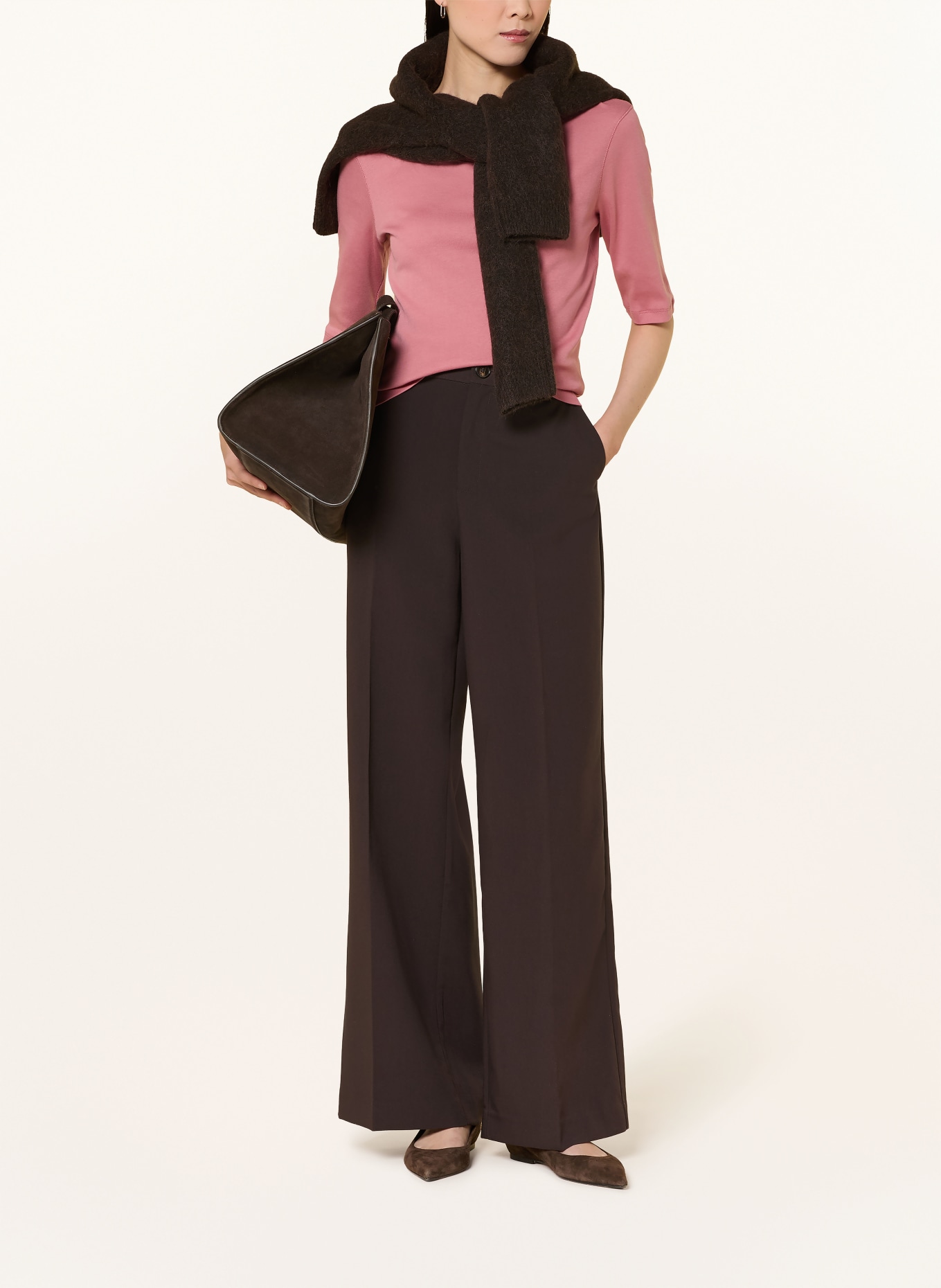 MOS MOSH Shirt MMMALI mit 3/4-Arm: ALTROSA