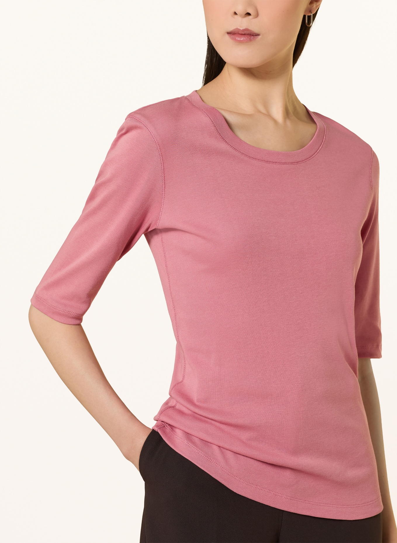 MOS MOSH Shirt MMMALI mit 3/4-Arm: ALTROSA