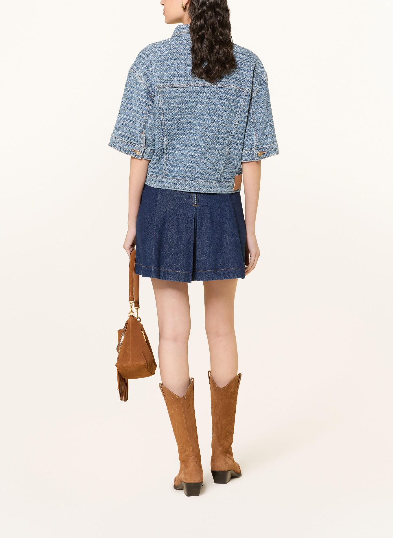 MOS MOSH Kastjas MMEBBA: BLAUW / CRÈME