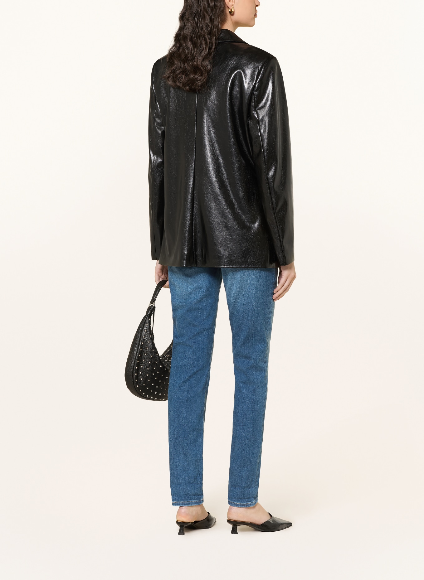 MOS MOSH Dżinsy MMNAOMI JENNY z błyszczącą nicią: 401 BLUE