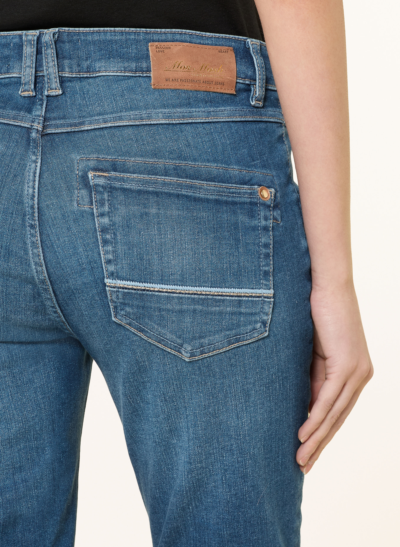 MOS MOSH Dżinsy MMNAOMI JENNY z błyszczącą nicią: 401 BLUE