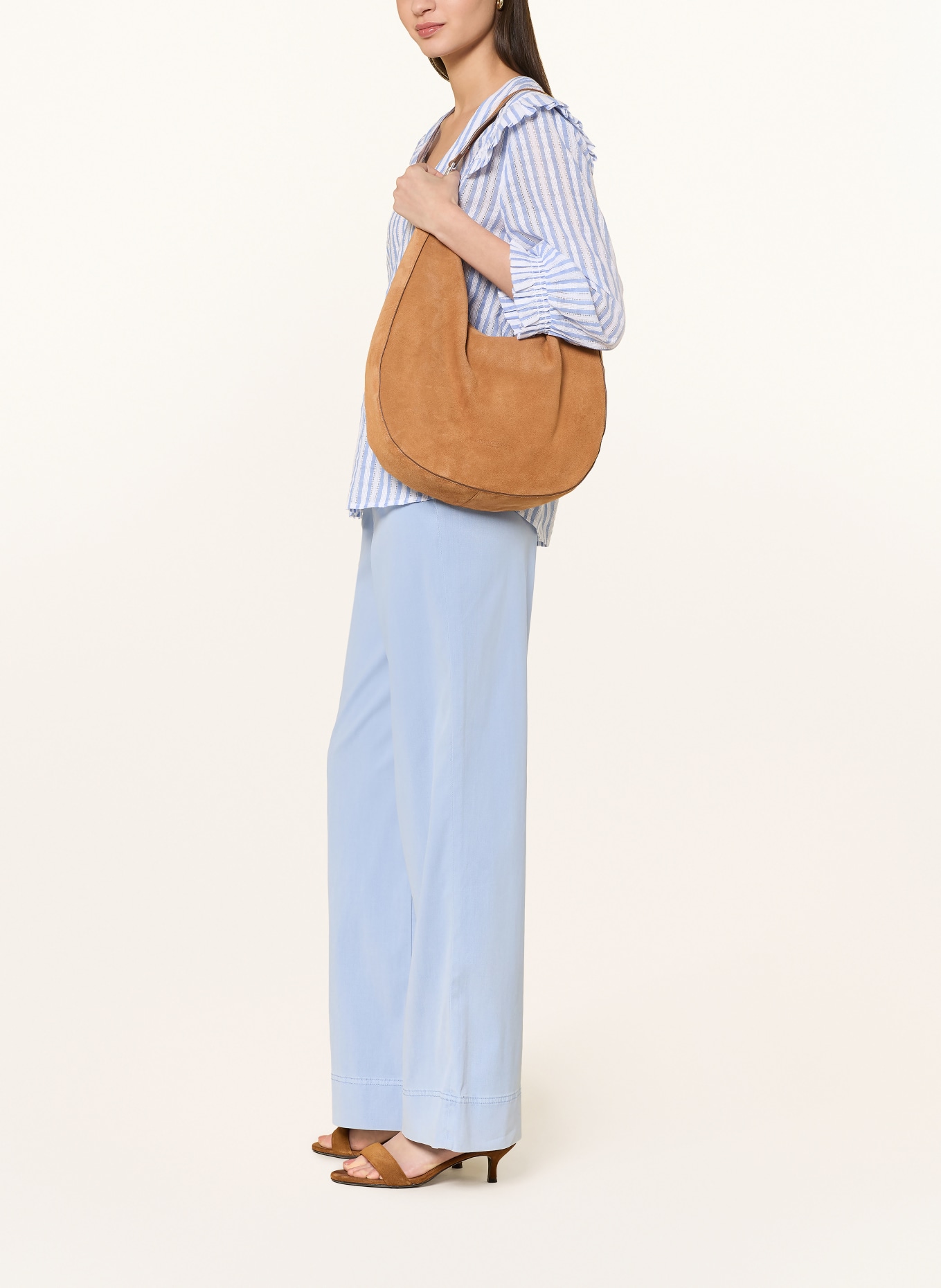MOS MOSH Marlene pants MMSOEY TENNA: LIGHT BLUE