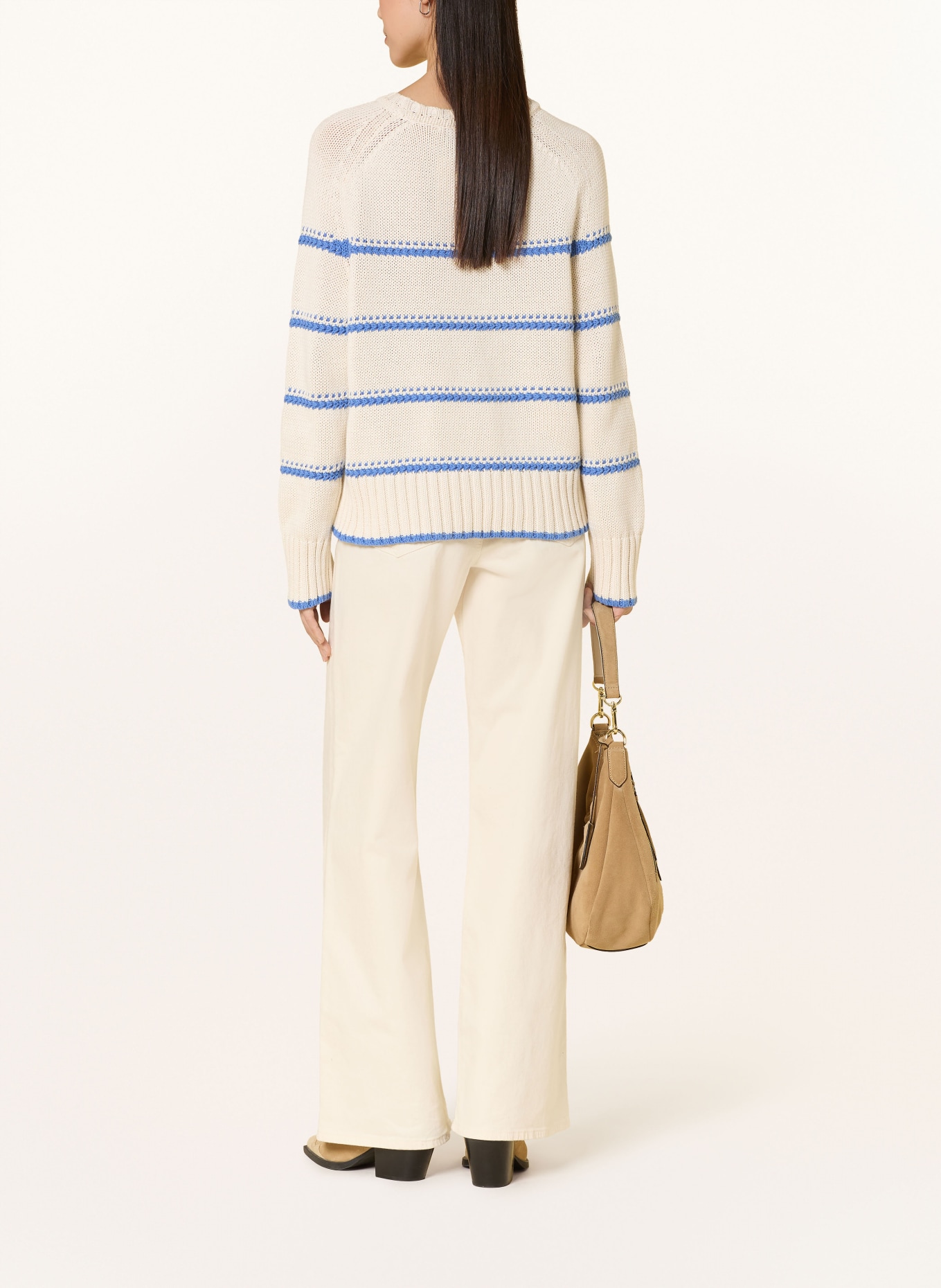 MOS MOSH Pullover MMROLA BINE: BLAU / ECRU