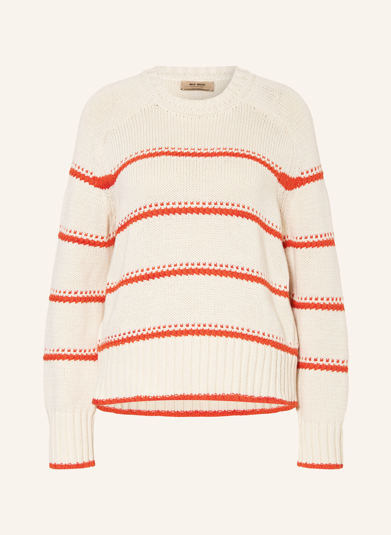 MOS MOSH Pullover MMROLA BINE: CREME / ROT