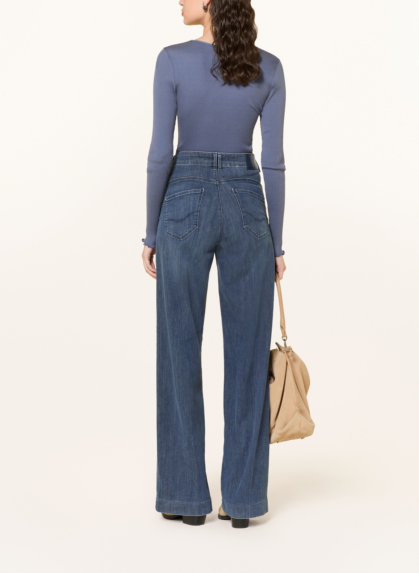 MOS MOSH Dlouhé rukávy MMELAINE: ČERNOŠEDÁ