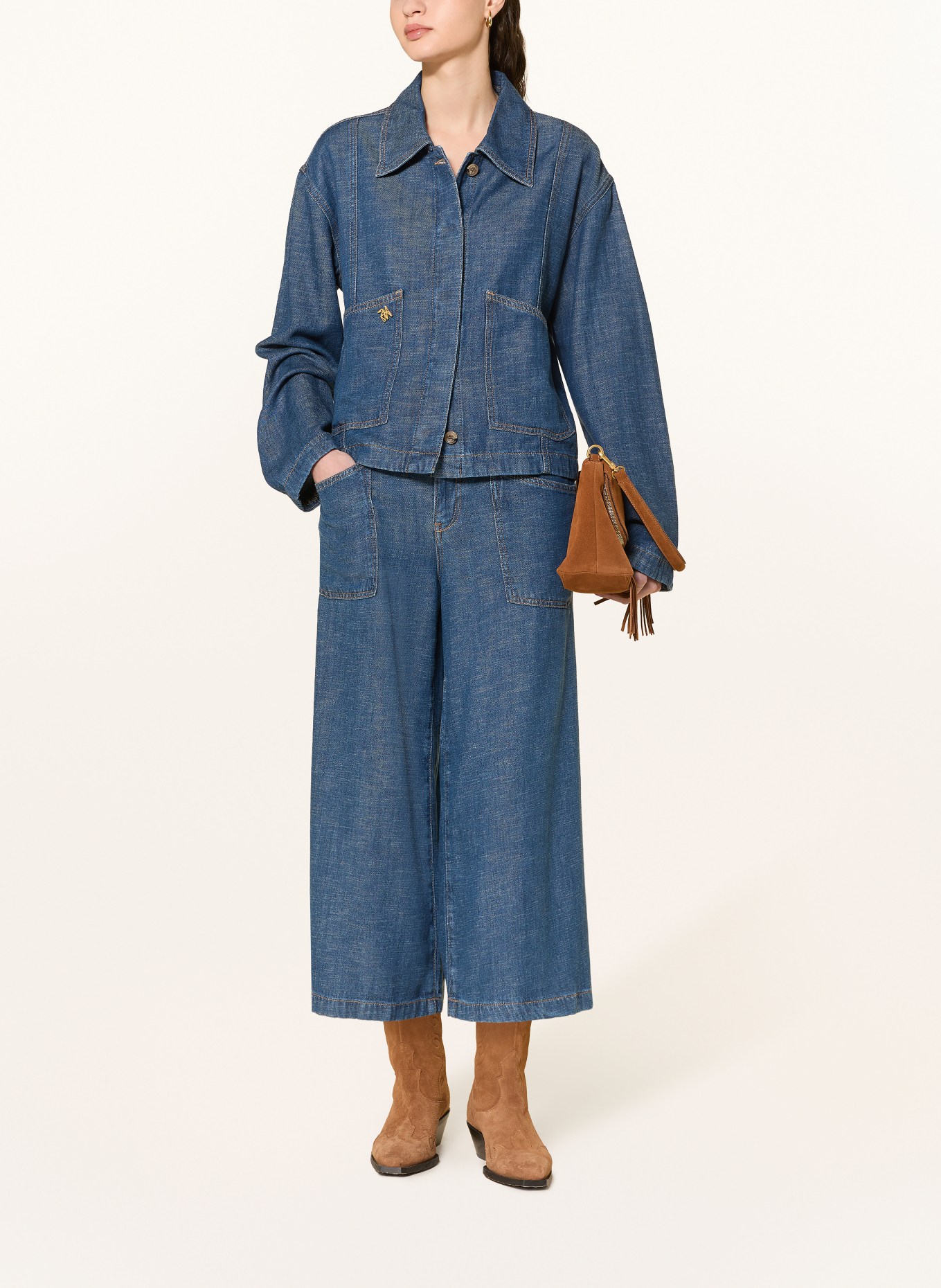 MOS MOSH Džínová bunda MMEYLA ARGE: 447 DARK BLUE