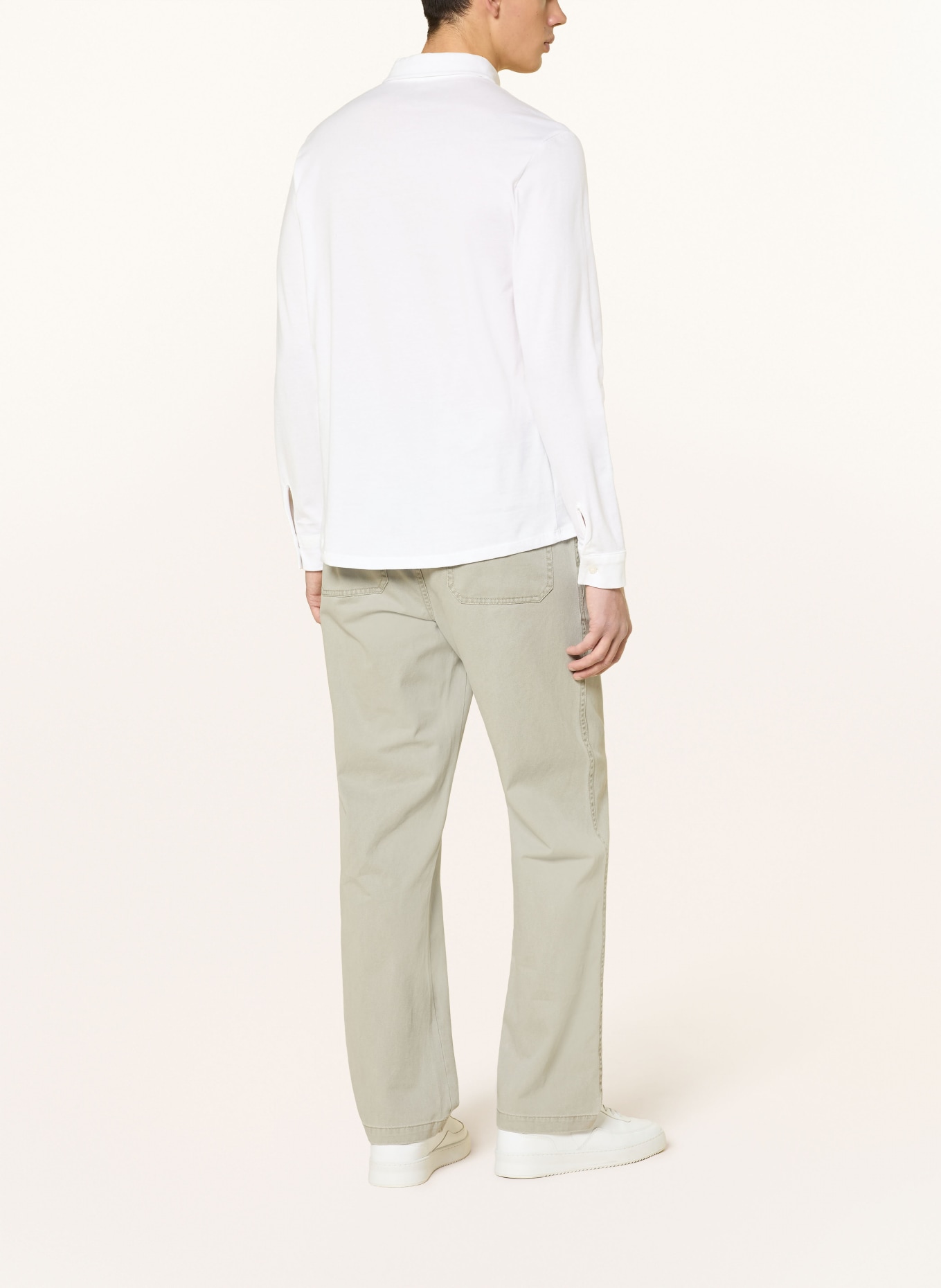 Juvia KOA regular fit jersey shirt: WHITE