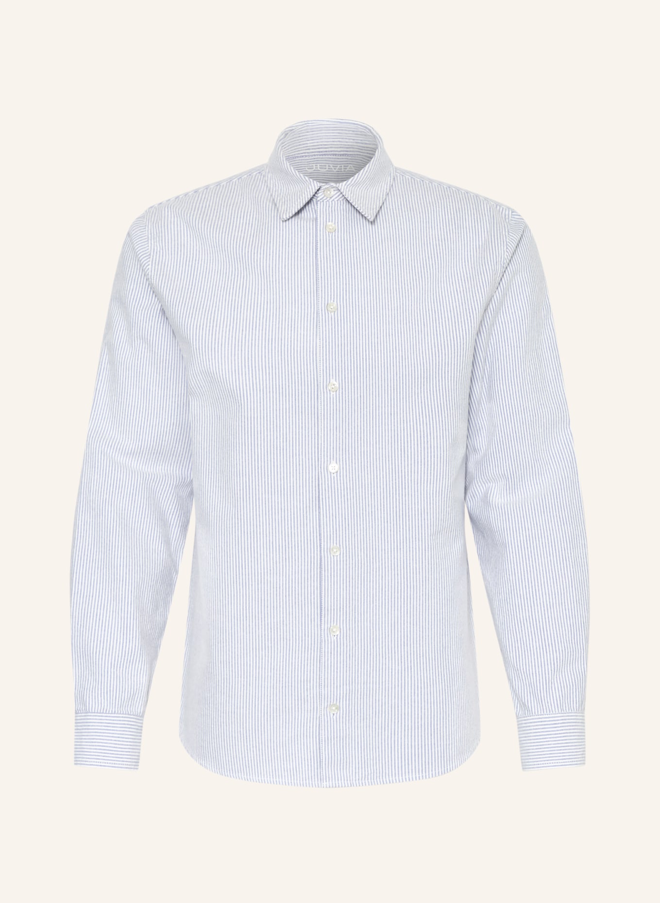 Juvia MARQ Regular Fit Shirt: LIGHT BLUE / WHITE