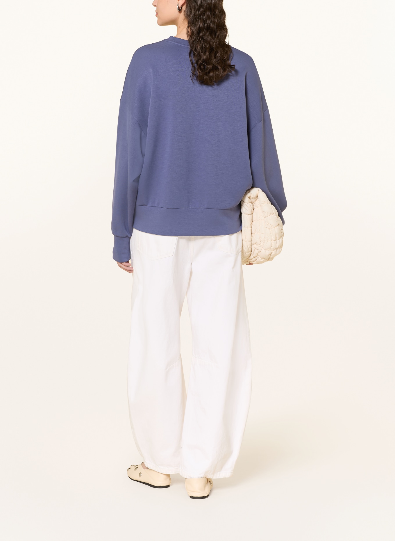 MOS MOSH Oversized mikina MMNIMA: MODRÁ