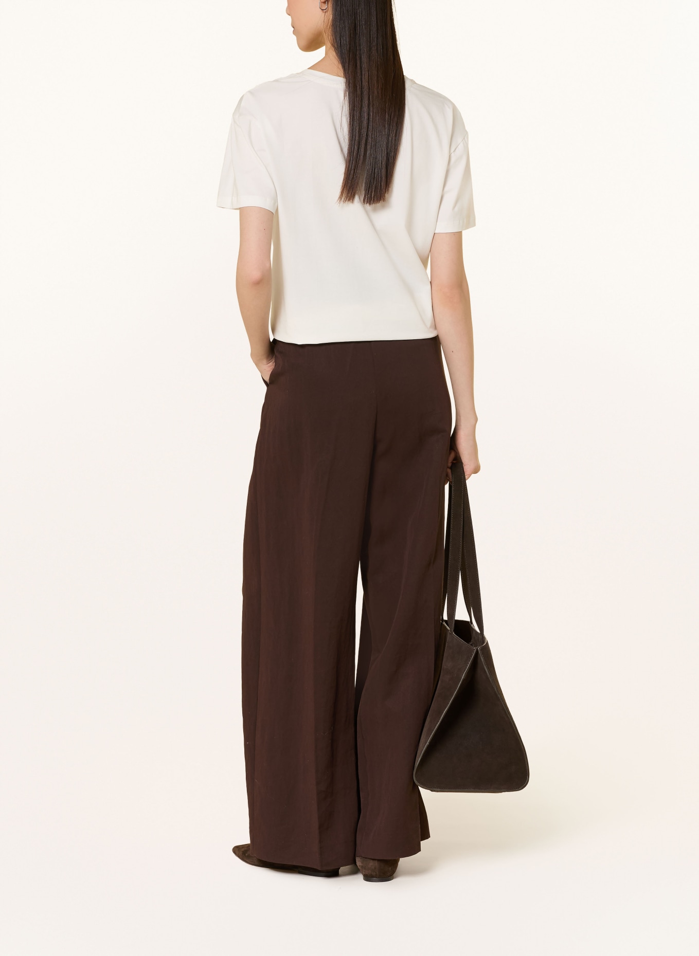 MOS MOSH Tričko MMJUDD s ozdobnými kameny: KRÉMOVÁ / RŮŽOVÁ / ČERNOŠEDÁ