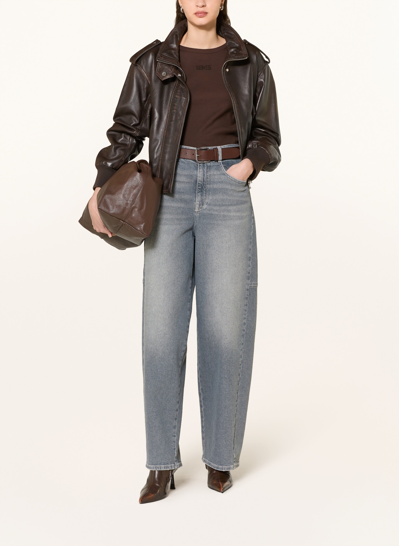 MOS MOSH Džíny Barrel MMMALAGO WOSJTA: 403 VINTAGE BLUE