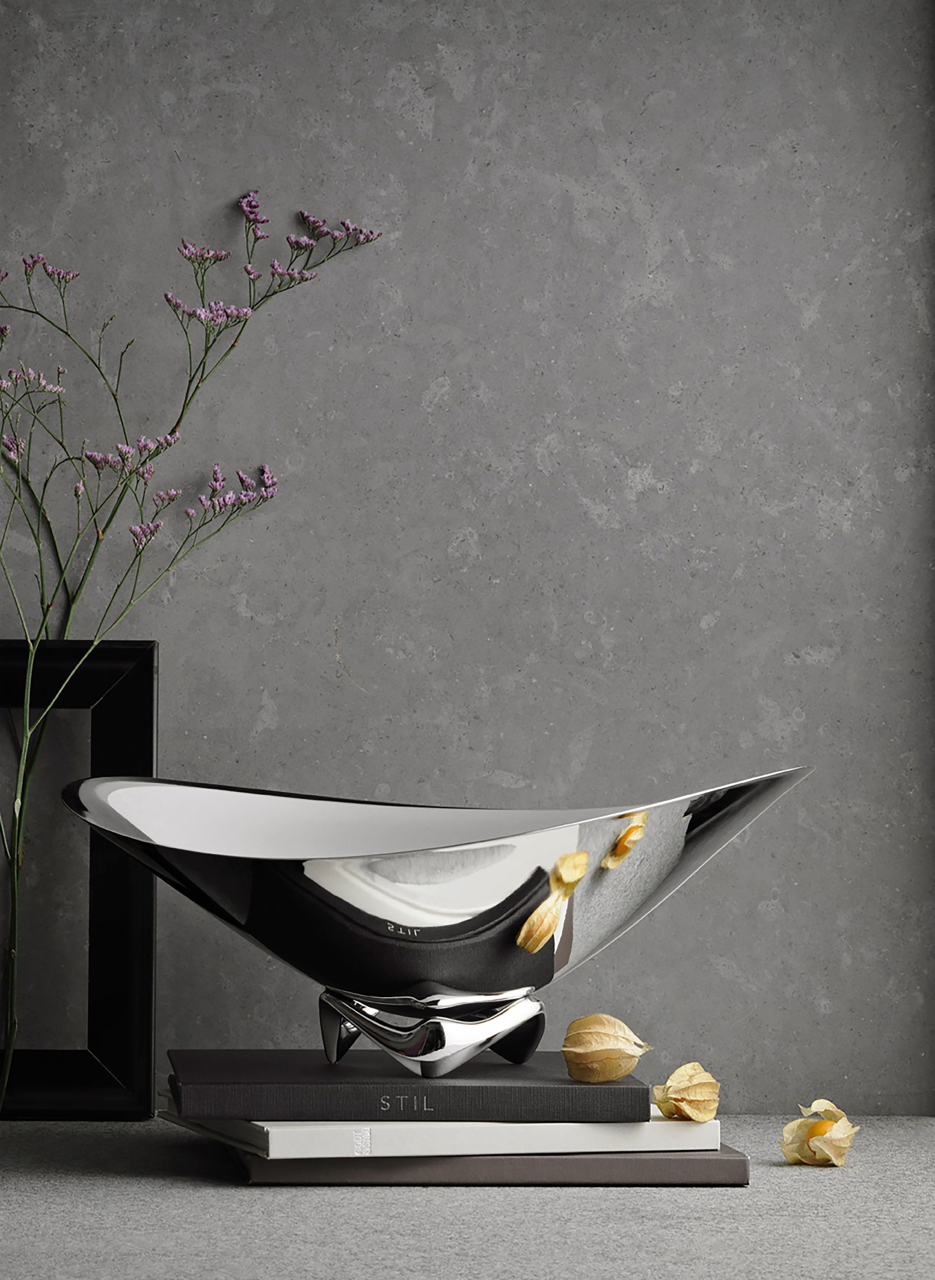 GEORG JENSEN Schaal KOPPEL LARGE: ZILVER