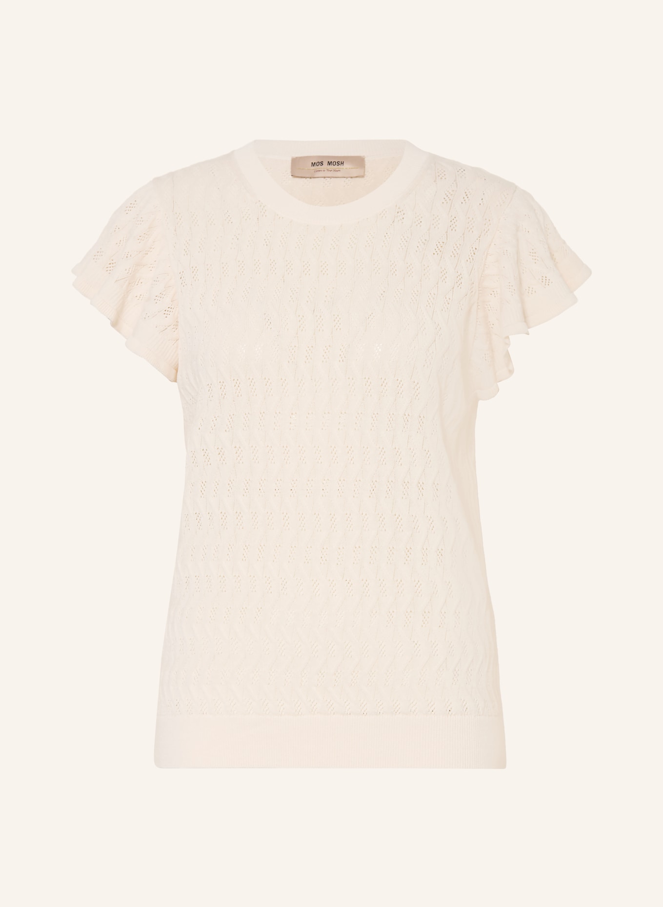 MOS MOSH Strickshirt MMGANNA: ECRU
