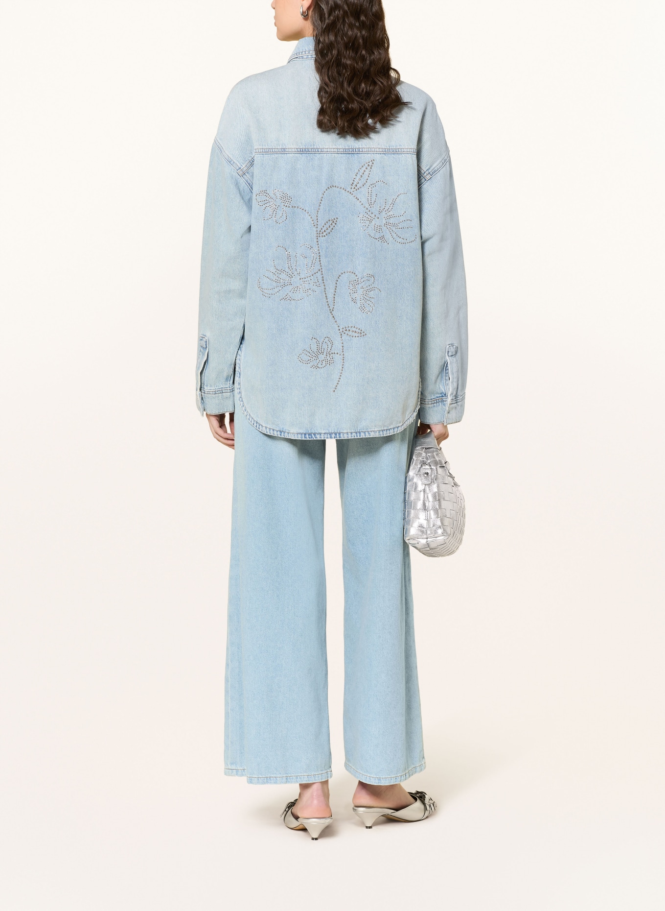 MOS MOSH Džínová košile MMEMM: TMAVĚ MODRÁ