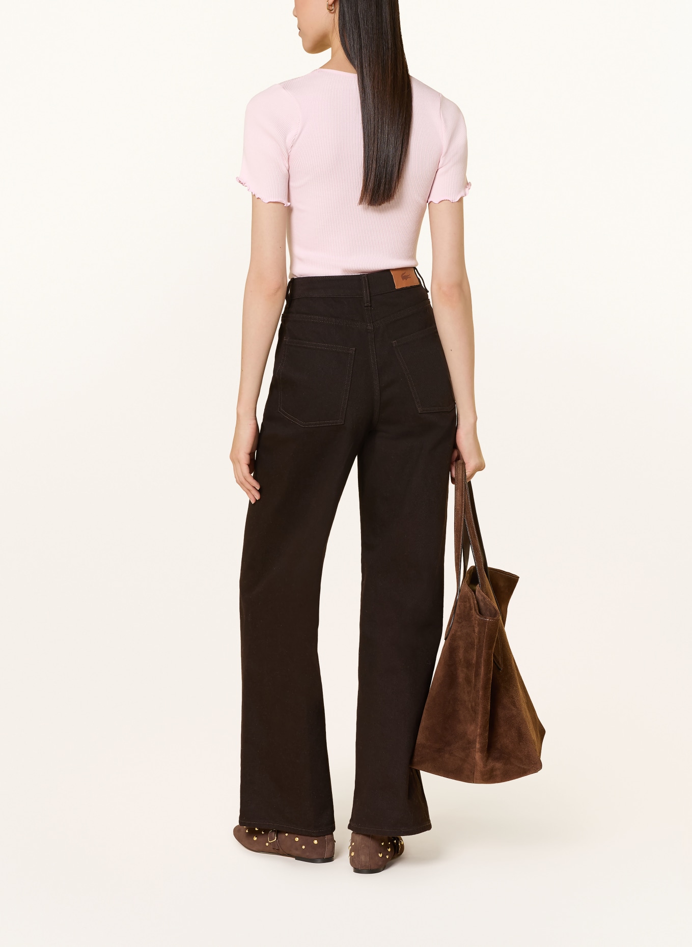 MOS MOSH Tričko MMELAINE s hedvábím: SVĚTLE RŮŽOVÁ