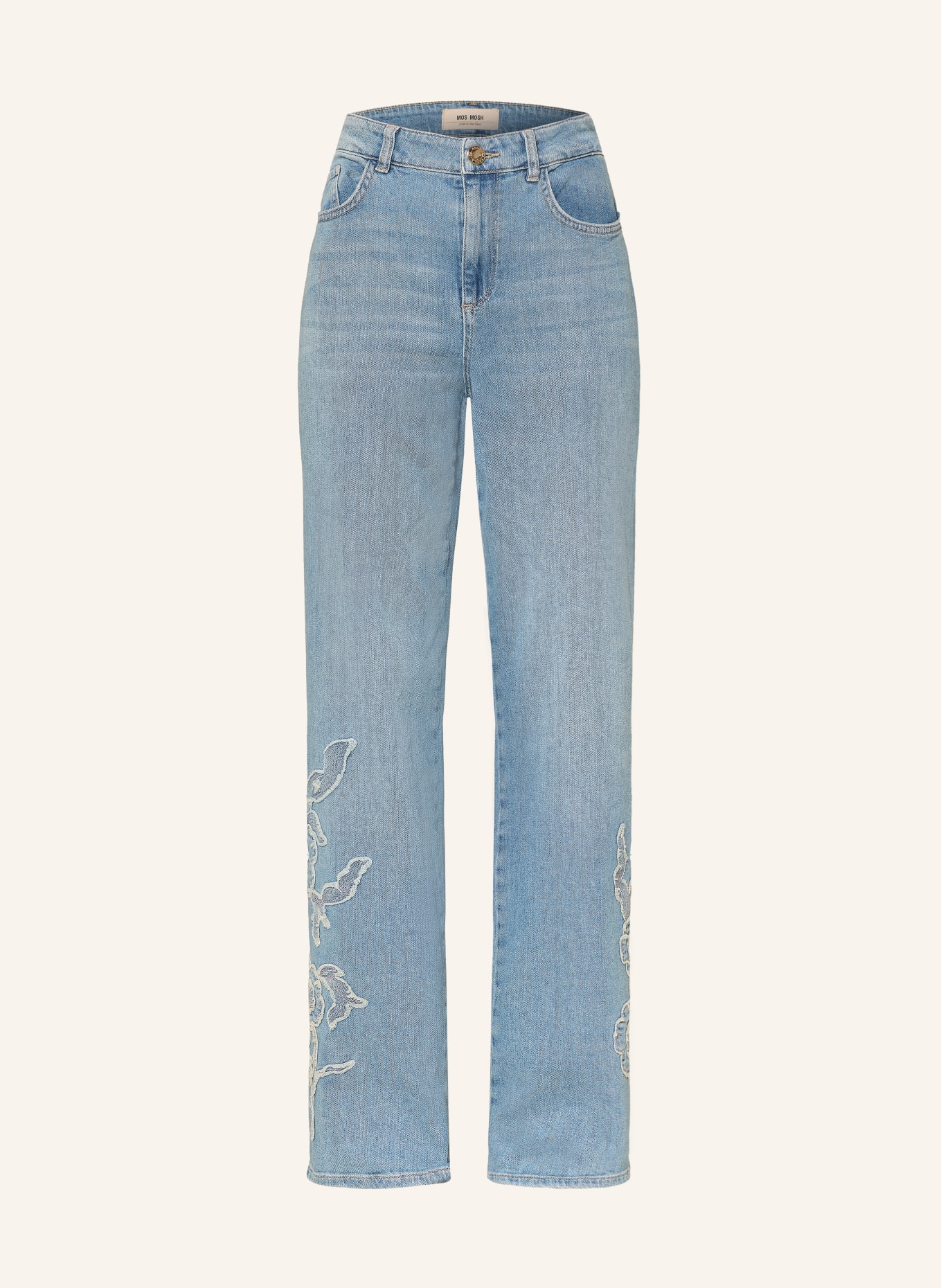 MOS MOSH Straight jeans MMRELEE BLOSSOM: 406 LIGHT BLUE